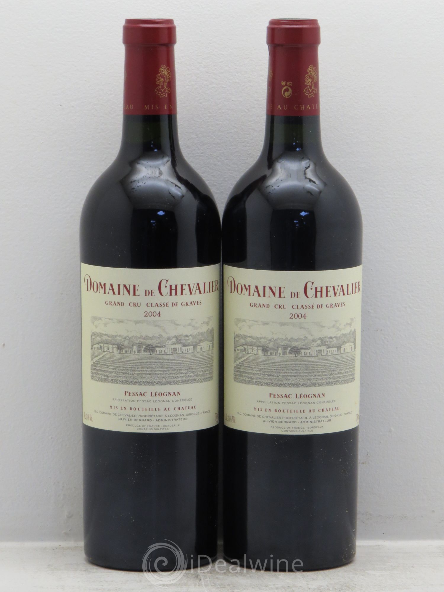 Domaine de Chevalier Cru Classé de Graves 2004 - Lot de 2 bouteilles - 0