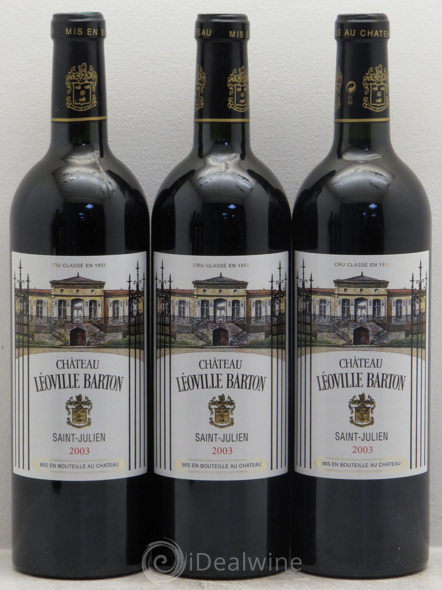 Château Léoville Barton 2ème Grand Cru Classé 2003 - Lot de 12 bouteilles - 1