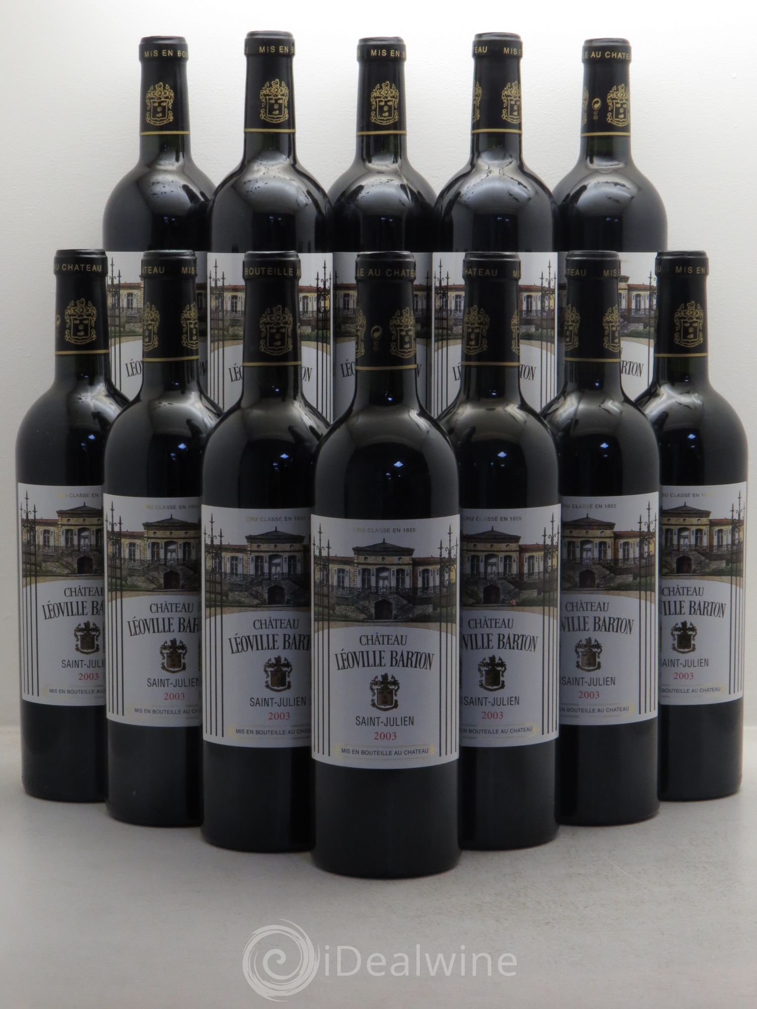 Château Léoville Barton 2ème Grand Cru Classé 2003 - Lot de 12 bouteilles - 0