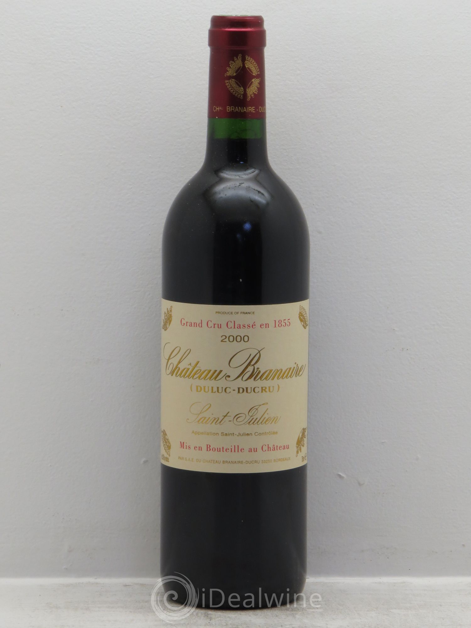 Château Branaire Ducru 4ème Grand Cru Classé 2000 - Lot de 1 bouteille - 0