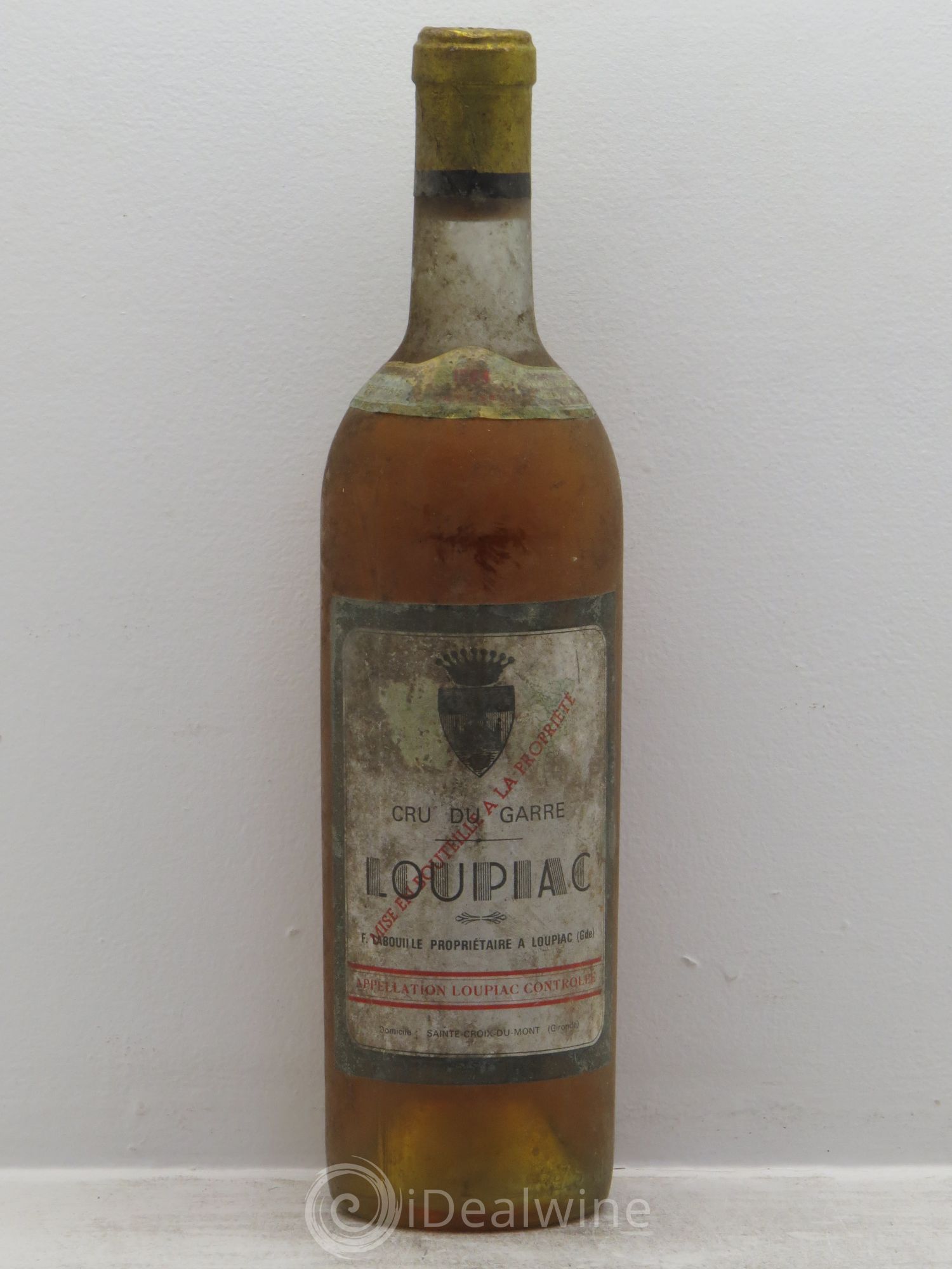 Loupiac F.Labouille cru du garre 1964 - Lotto di 1 bottiglia - 0