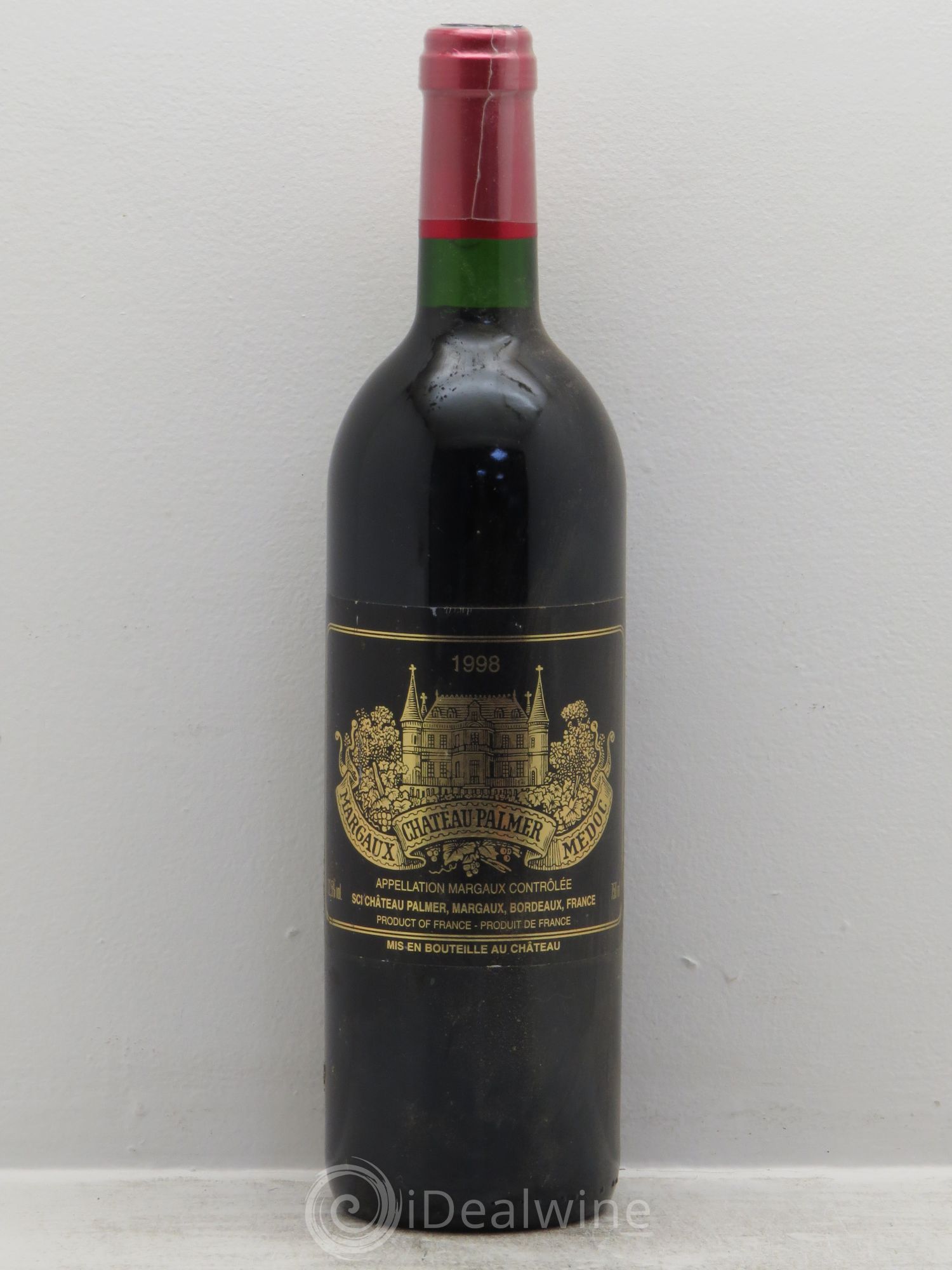 Château Palmer 3ème Grand Cru Classé 1998 - Lot de 1 bouteille - 0