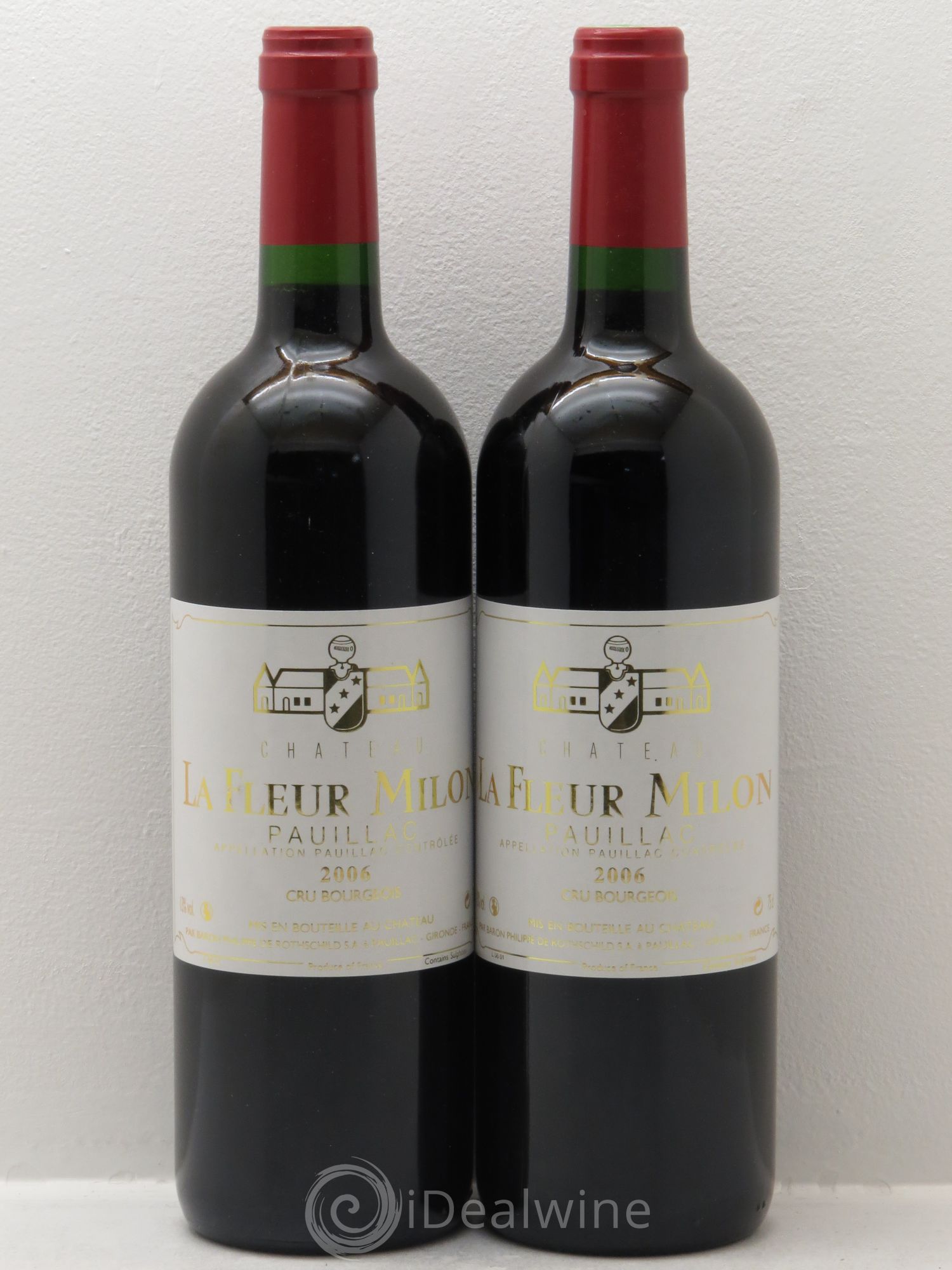 Château la Fleur Milon Cru Bourgeois 2006 - Lot de 2 bouteilles - 0
