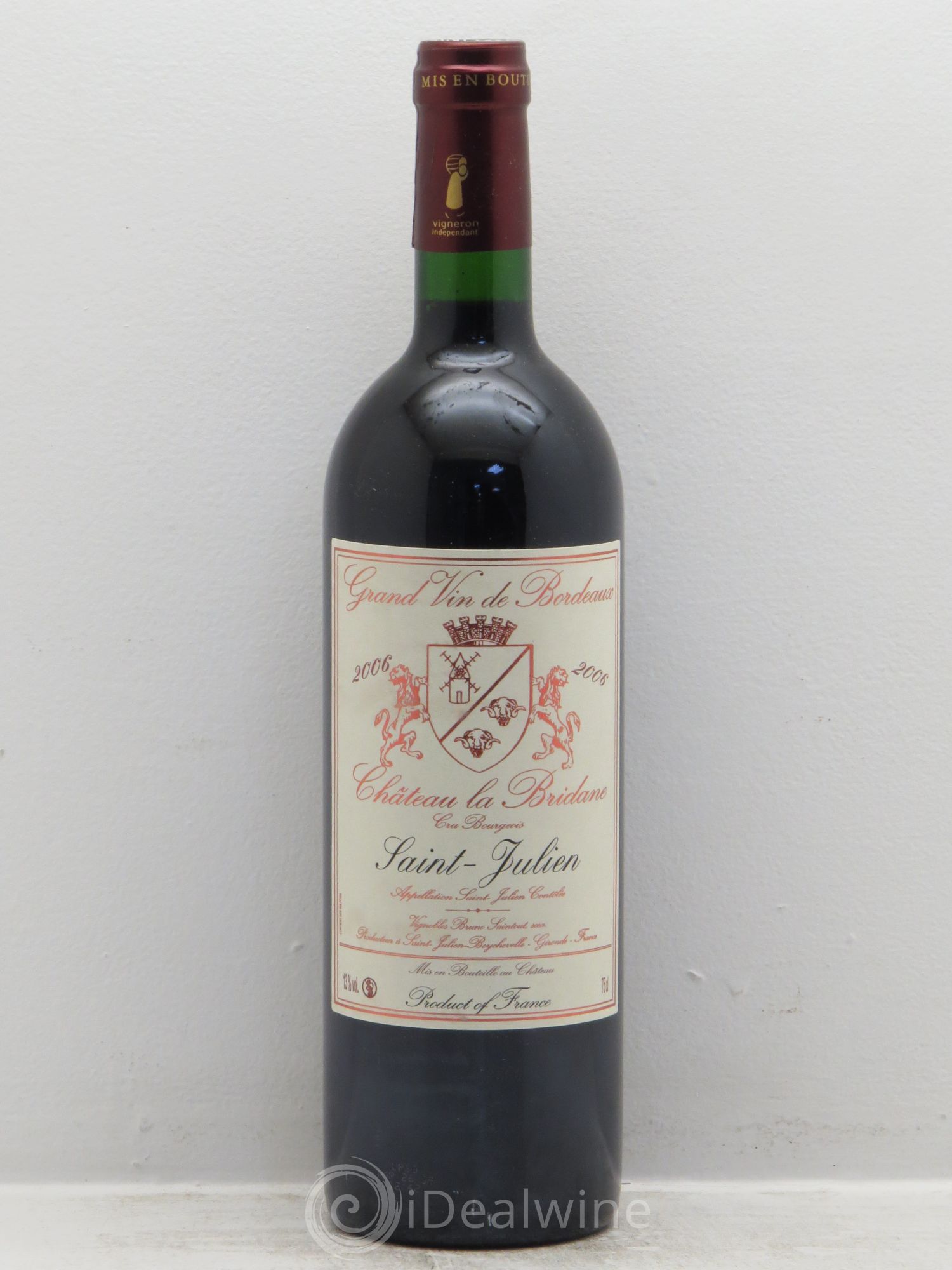 Château la Bridane Cru Bourgeois 2006 - Lot de 12 bouteilles - 0