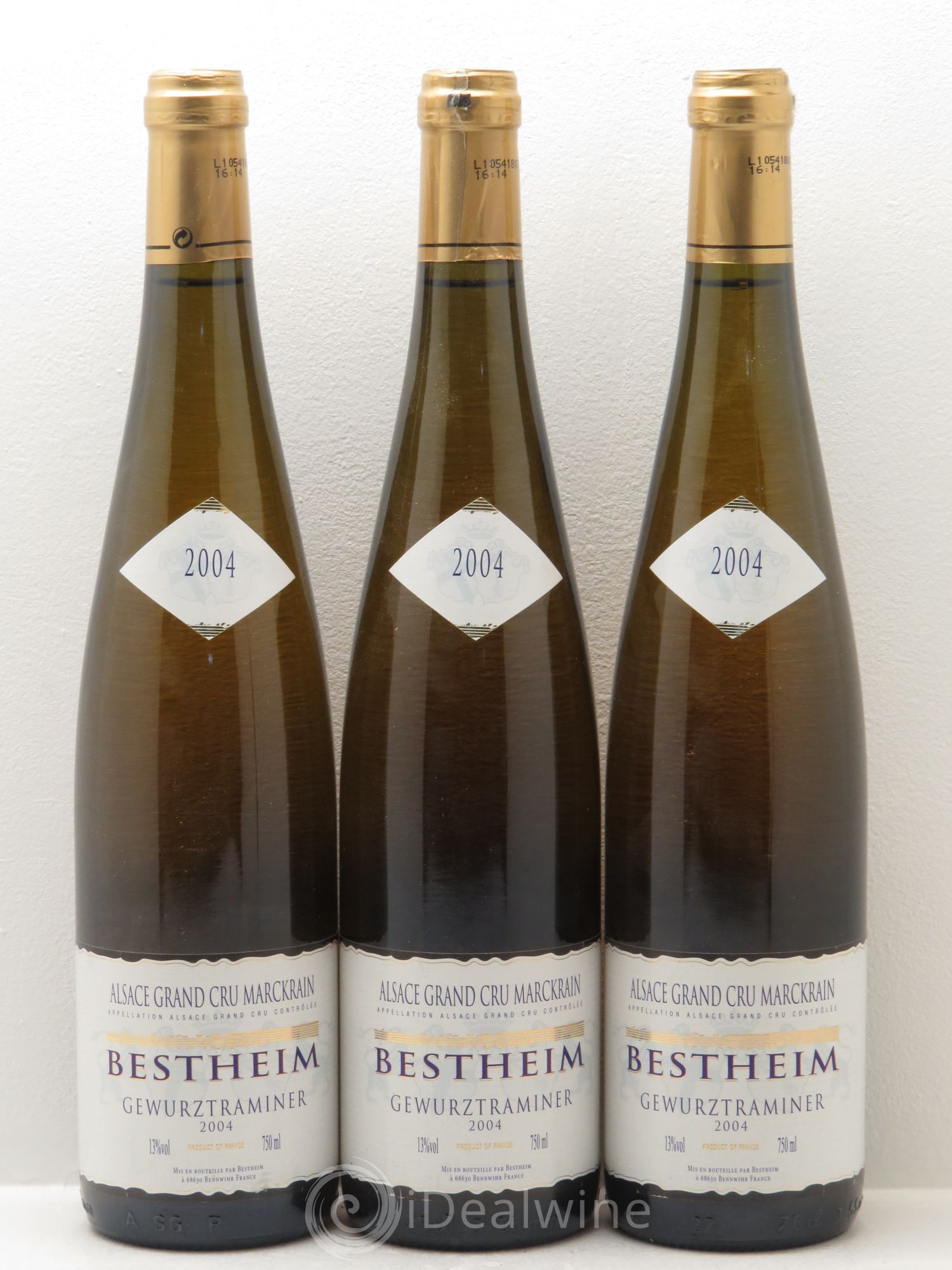 Gewurztraminer Grand Cru Bestheim 2004 - Lot de 3 bouteilles - 0