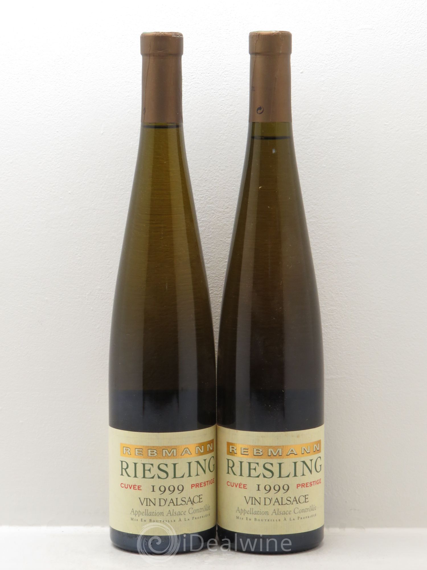 Riesling Cuvée Prestige Domaine Rebmann 1999 - Posten von 2 Flaschen - 0