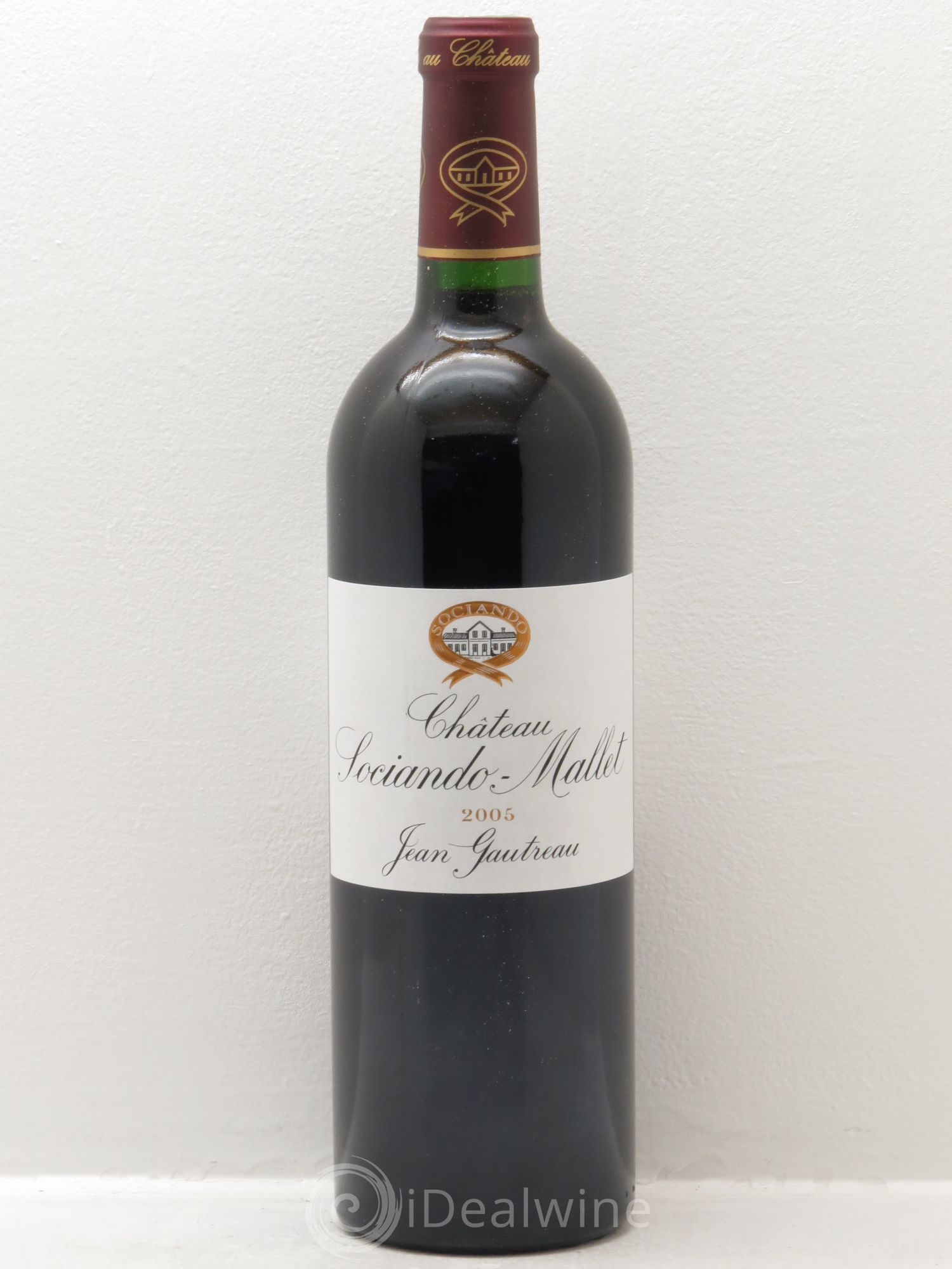 Château Sociando Mallet 2005 - Lot de 1 bouteille - 0