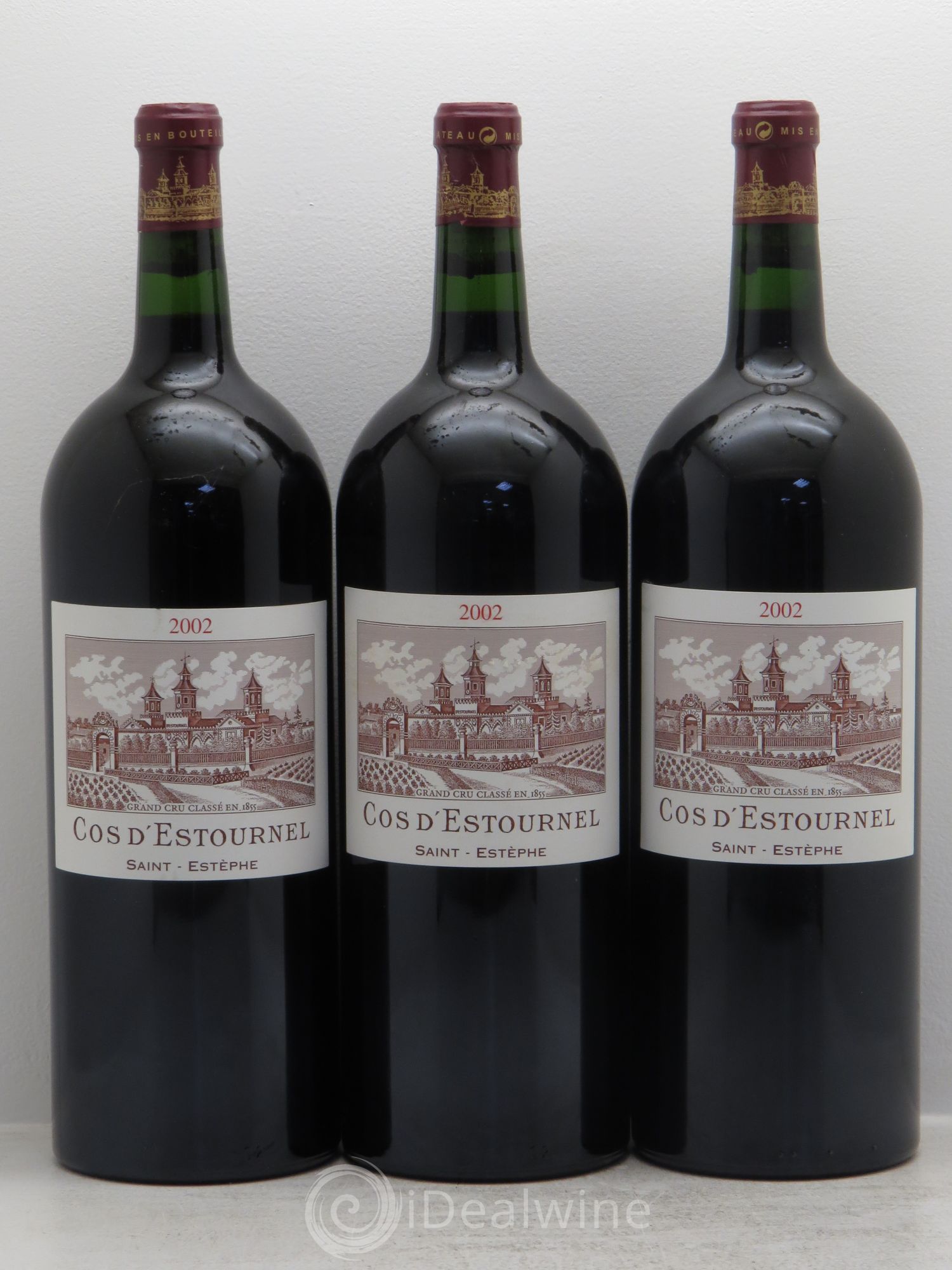 Cos d'Estournel 2ème Grand Cru Classé 2002 - Lot de 3 magnums - 0