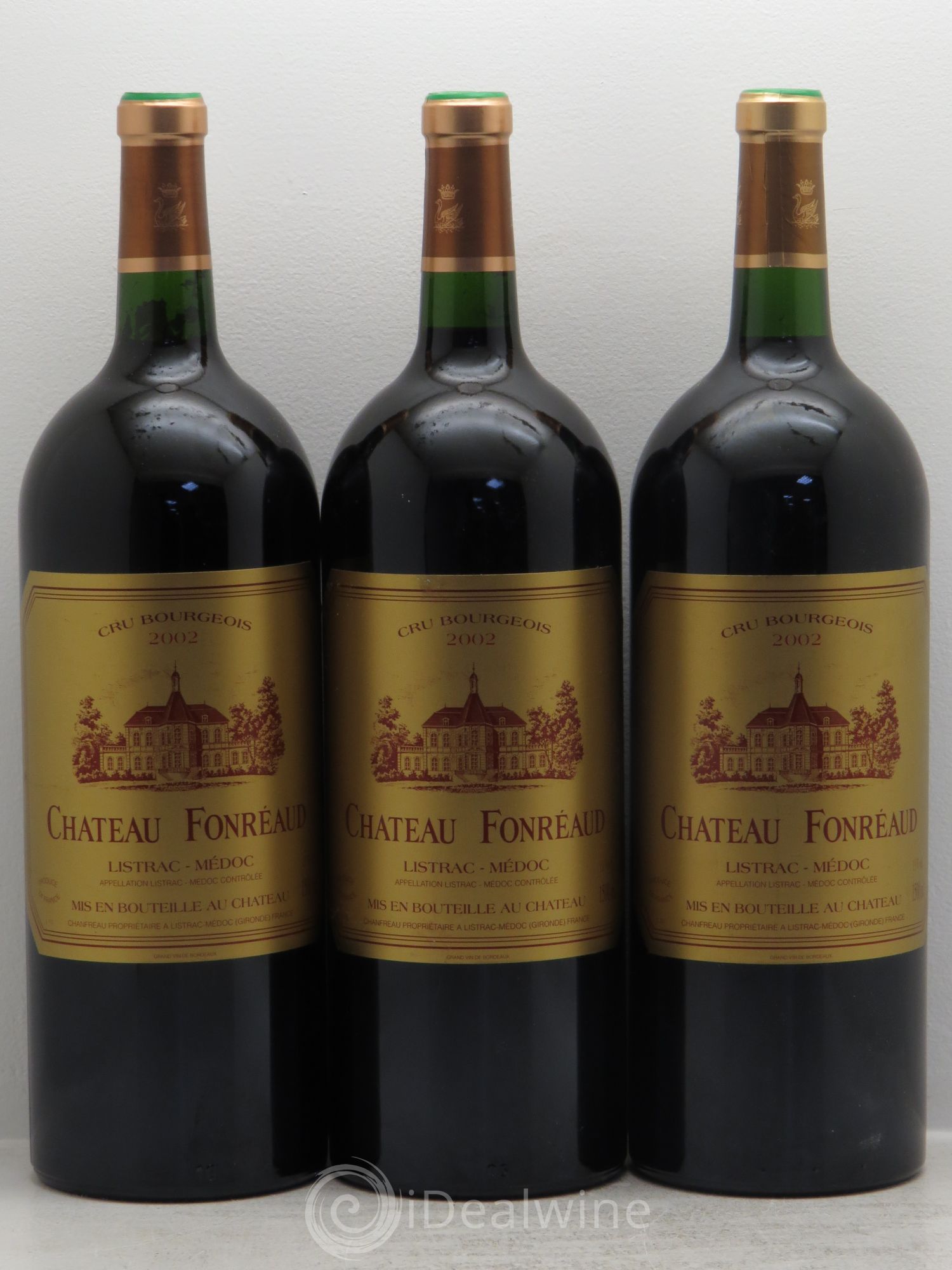 Château Fonréaud Cru Bourgeois 2002 - Lot de 3 magnums - 0