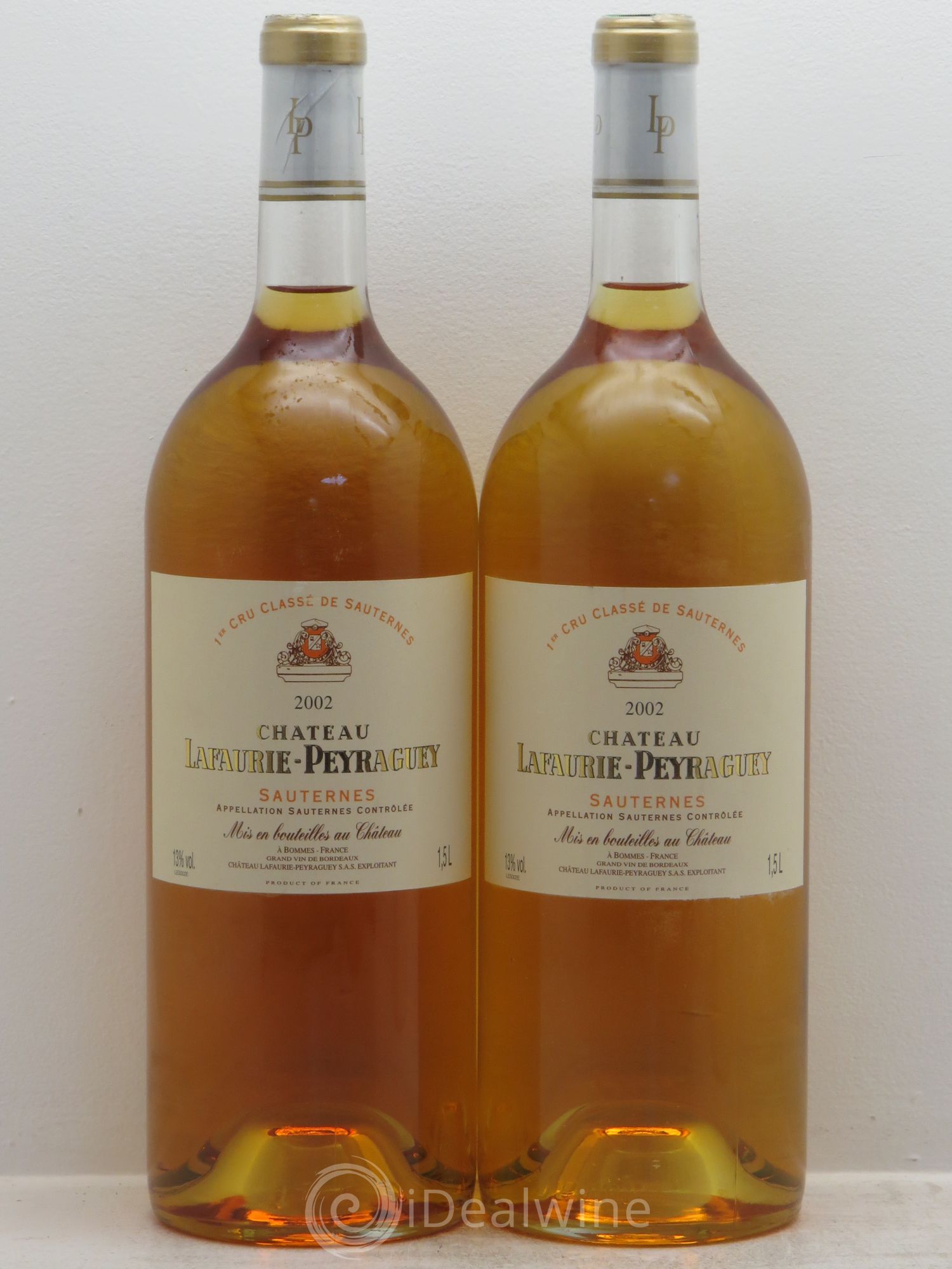 Château Lafaurie-Peyraguey 1er Grand Cru Classé 2002 - Lotto di 2 magnum - 0