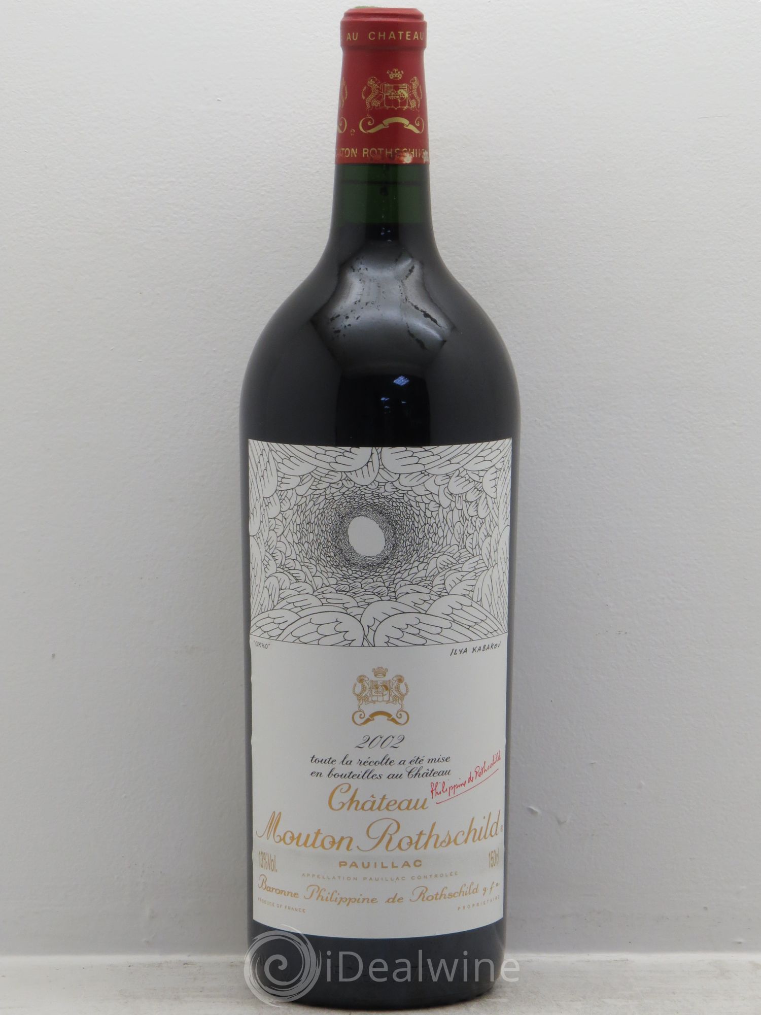 Château Mouton Rothschild 1er Grand Cru Classé 2002 - Lot de 1 magnum - 0
