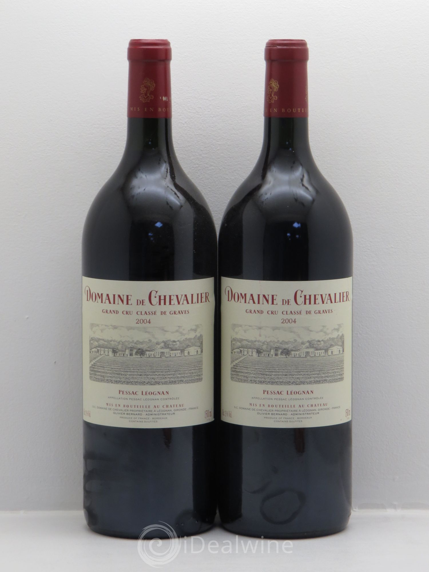 Domaine de Chevalier Cru Classé de Graves 2004 - Lot de 2 magnums - 0