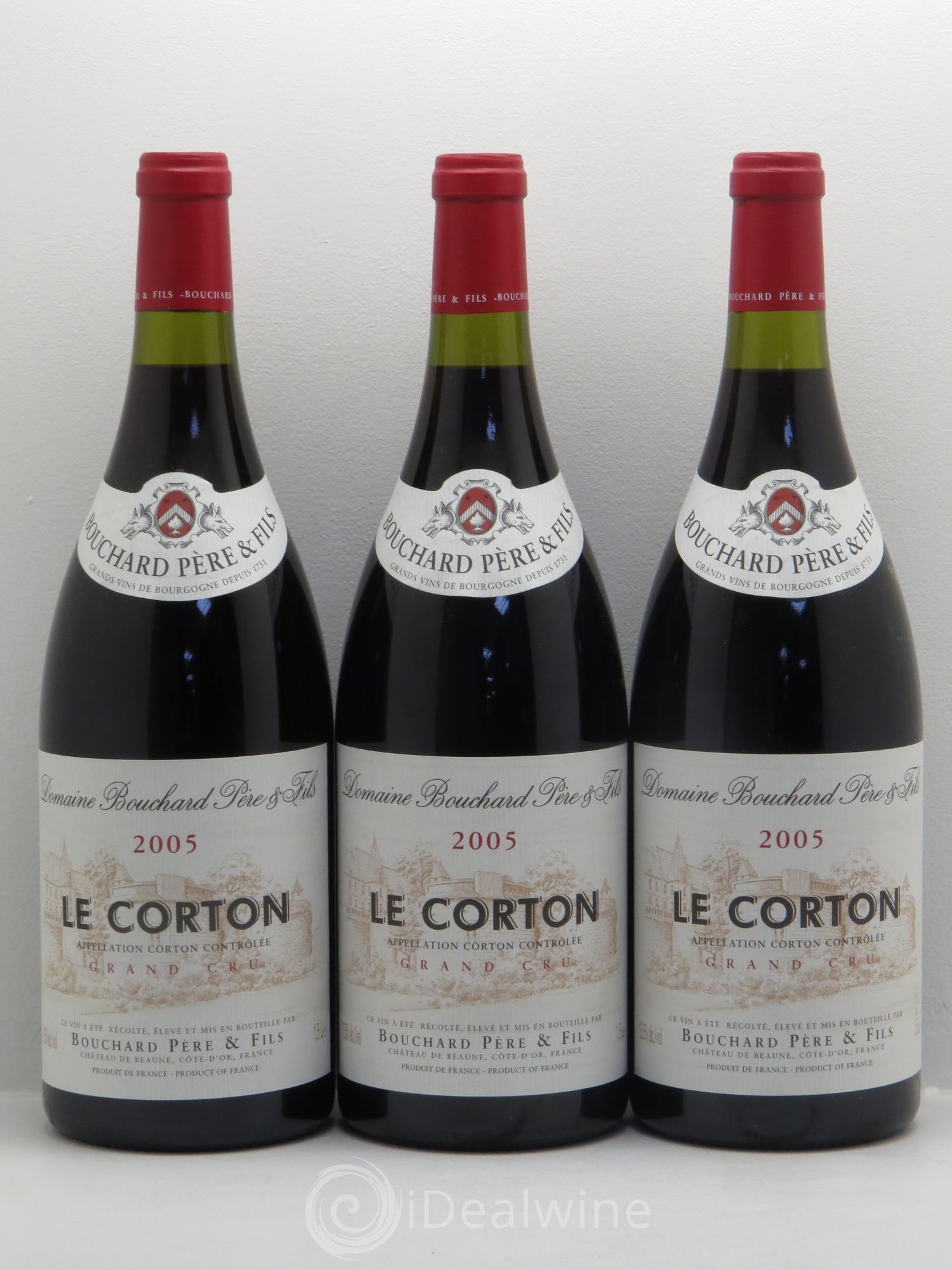 Corton Grand Cru Le Corton Bouchard Père & Fils 2005 - Lot de 3 magnums - 0