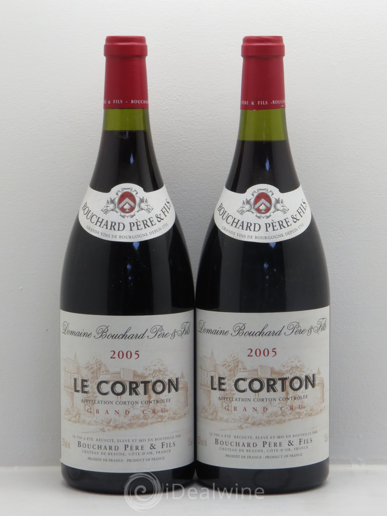 Corton Grand Cru Le Corton Bouchard Père & Fils 2005 - Lot de 2 magnums - 0