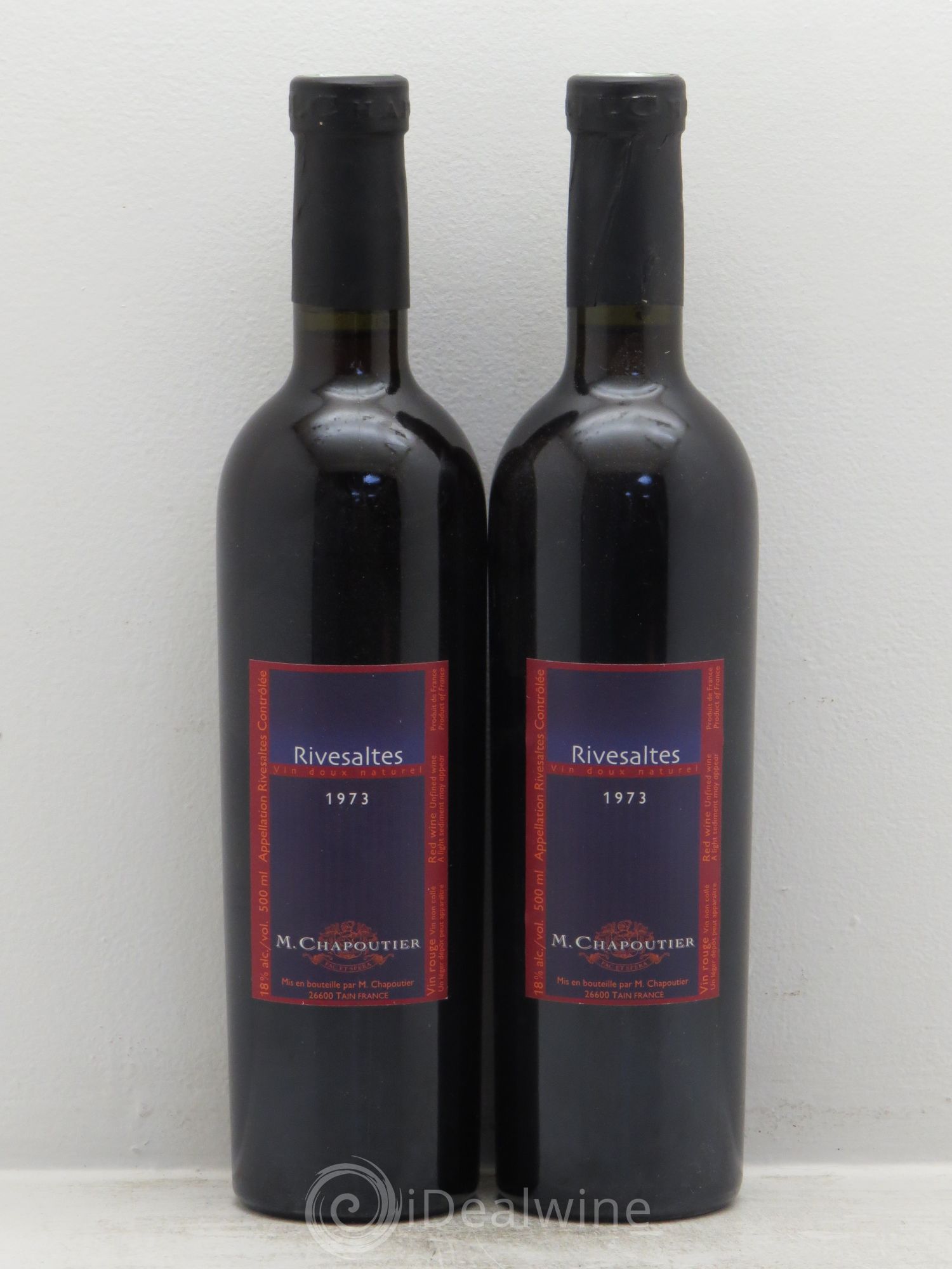 Rivesaltes - 1973 - Lot of 2 bottles - 0
