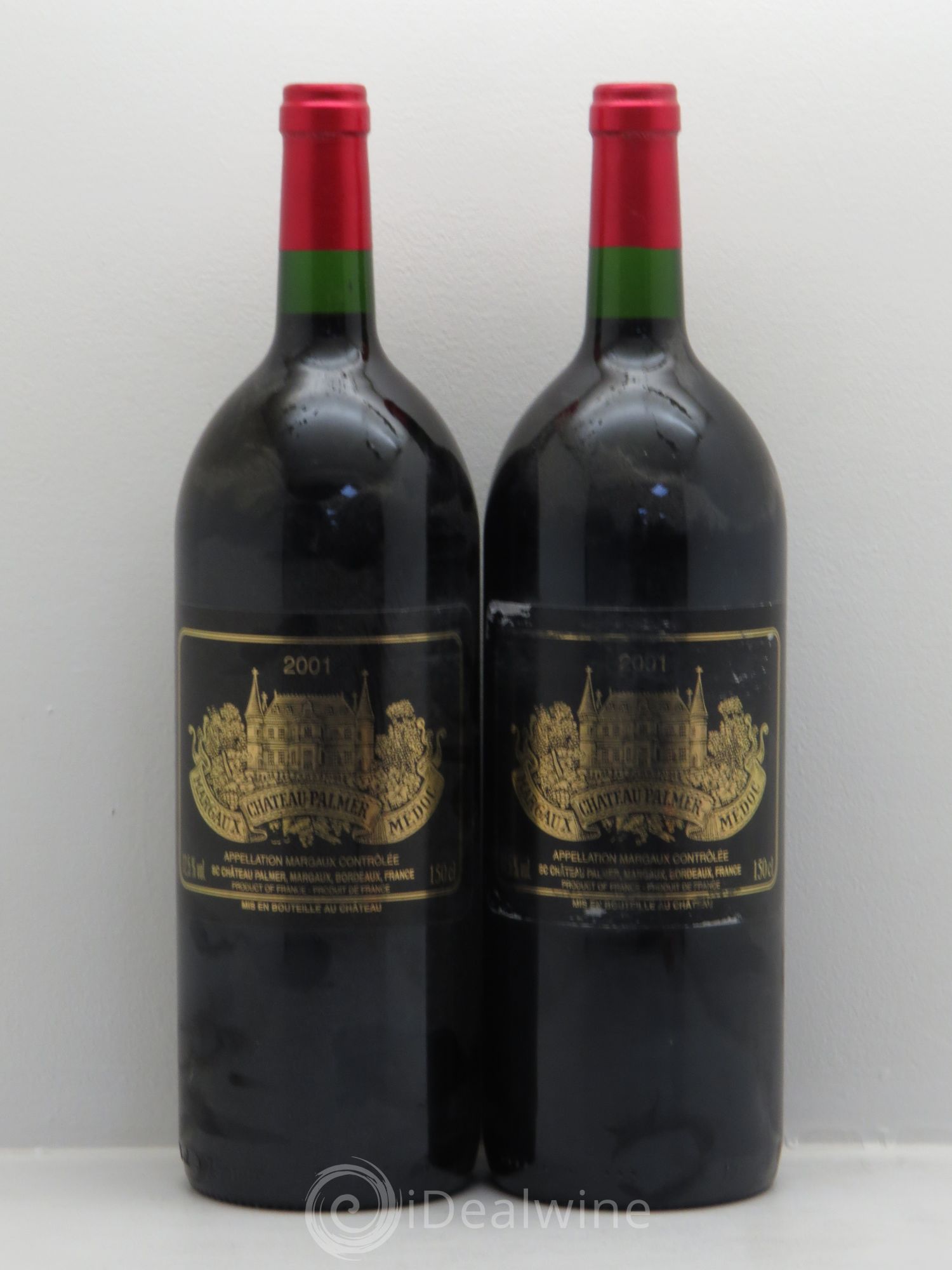 Château Palmer 3ème Grand Cru Classé 2001 - Lot de 2 magnums - 0