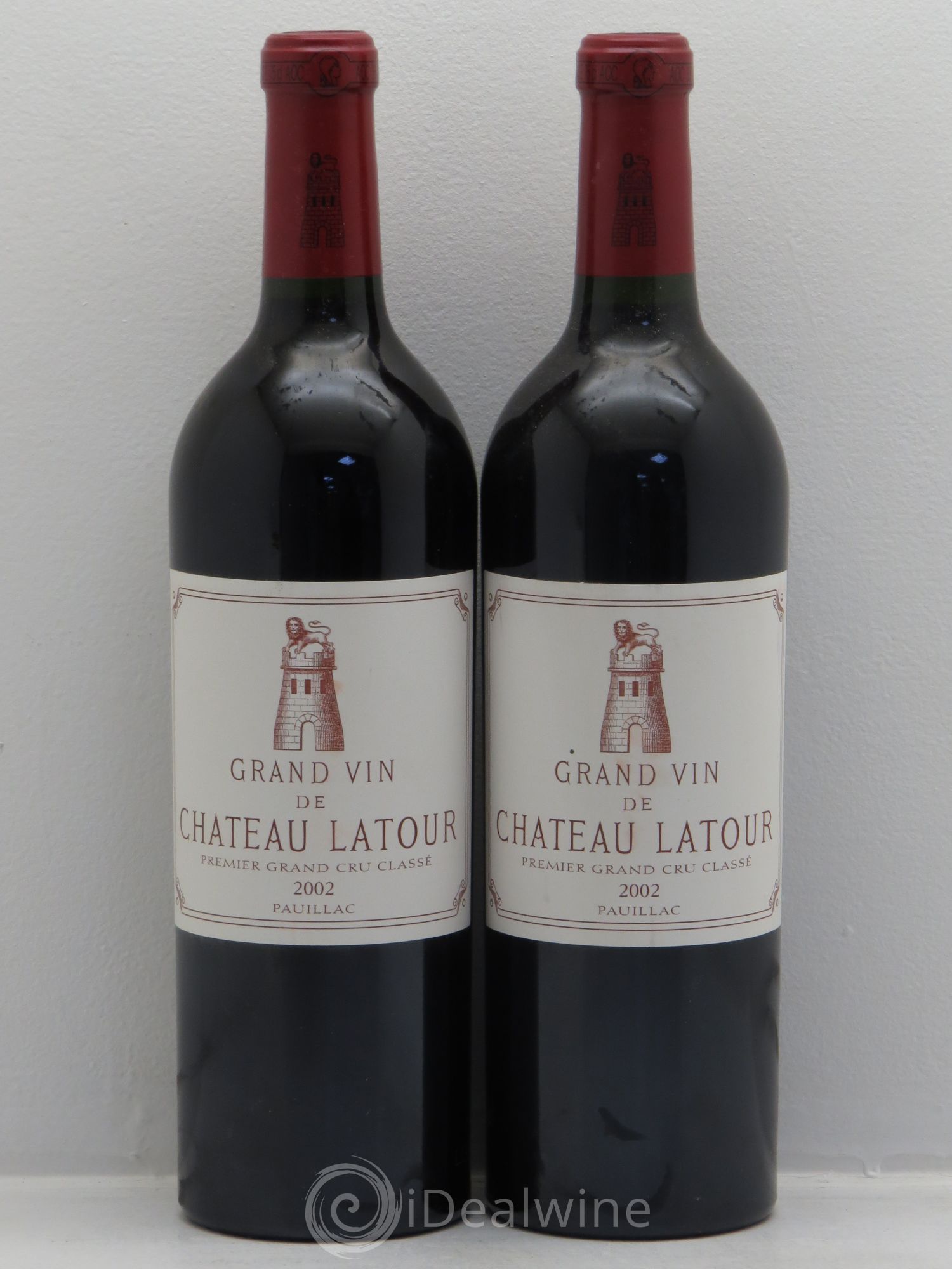 Château Latour 1er Grand Cru Classé 2002 - Lot de 2 bouteilles - 0