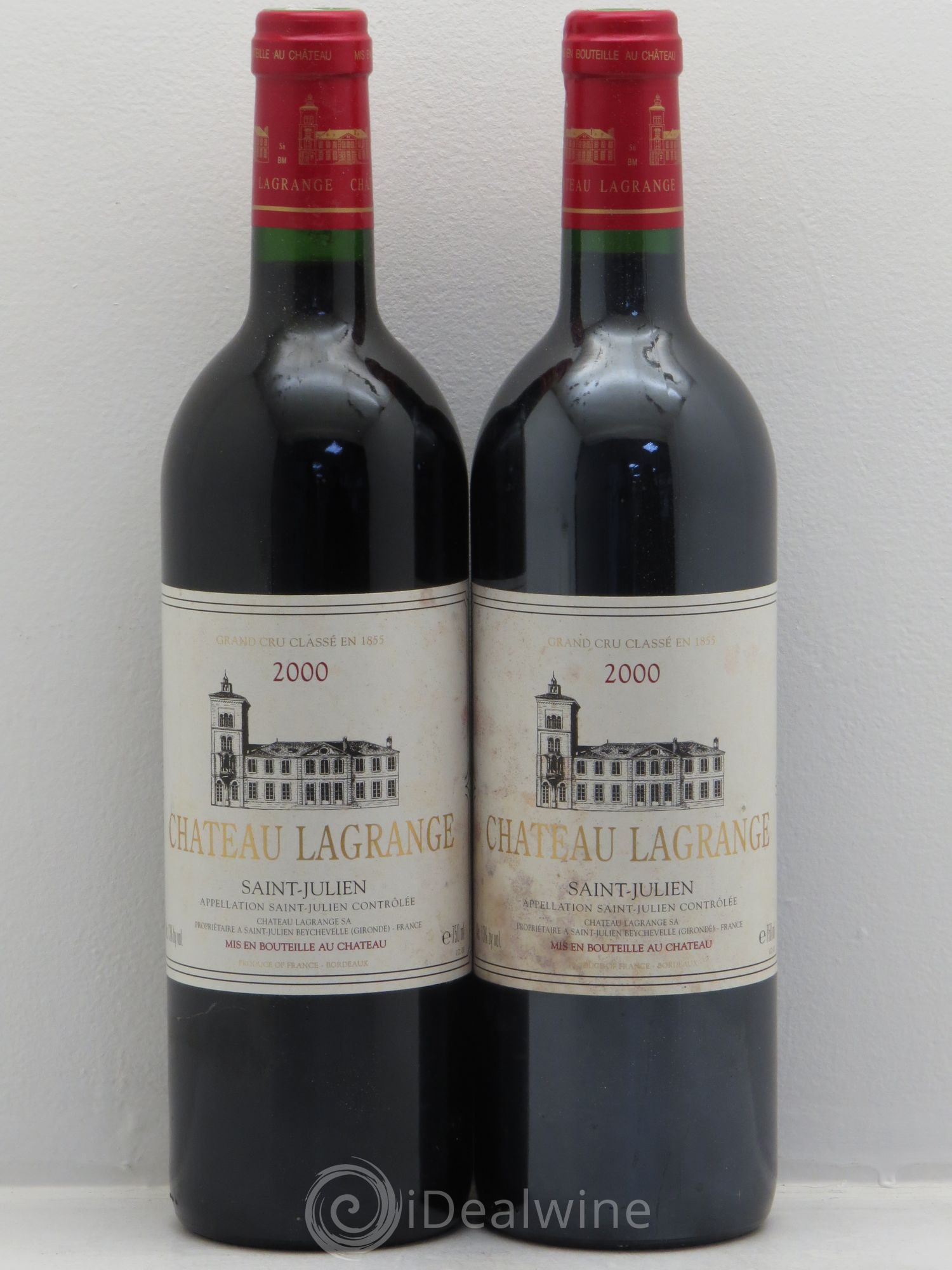 Château Lagrange 3ème Grand Cru Classé 2000 - Lot de 2 bouteilles - 0
