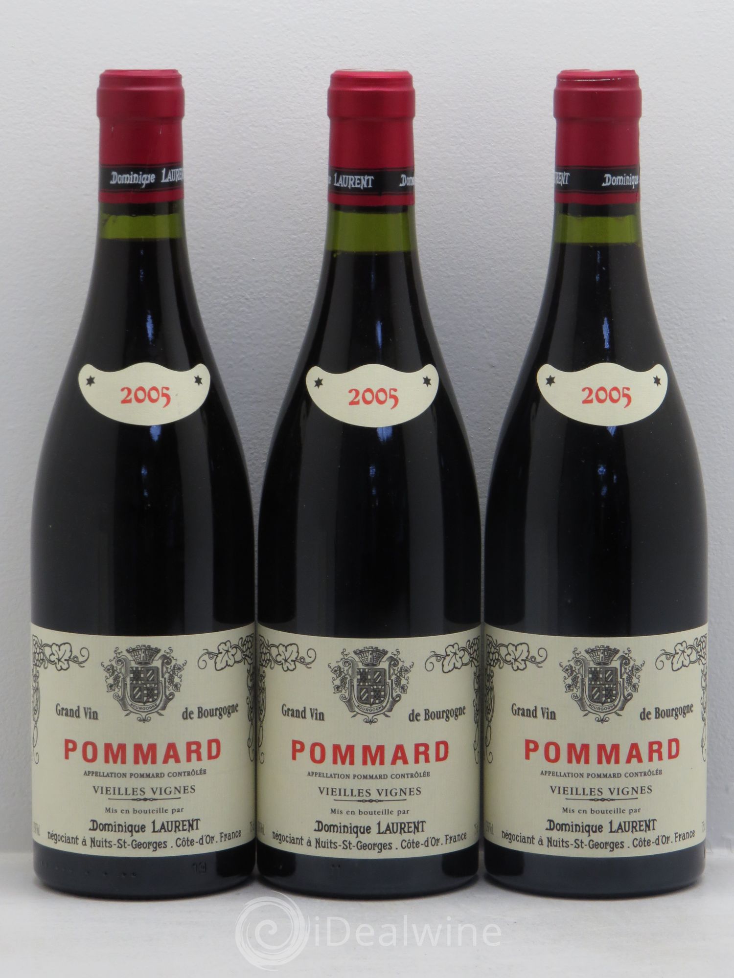 Pommard 1er Cru Rugiens Laurent Père et Fils Vieilles vignes 2005 - Lot de 3 bouteilles - 0
