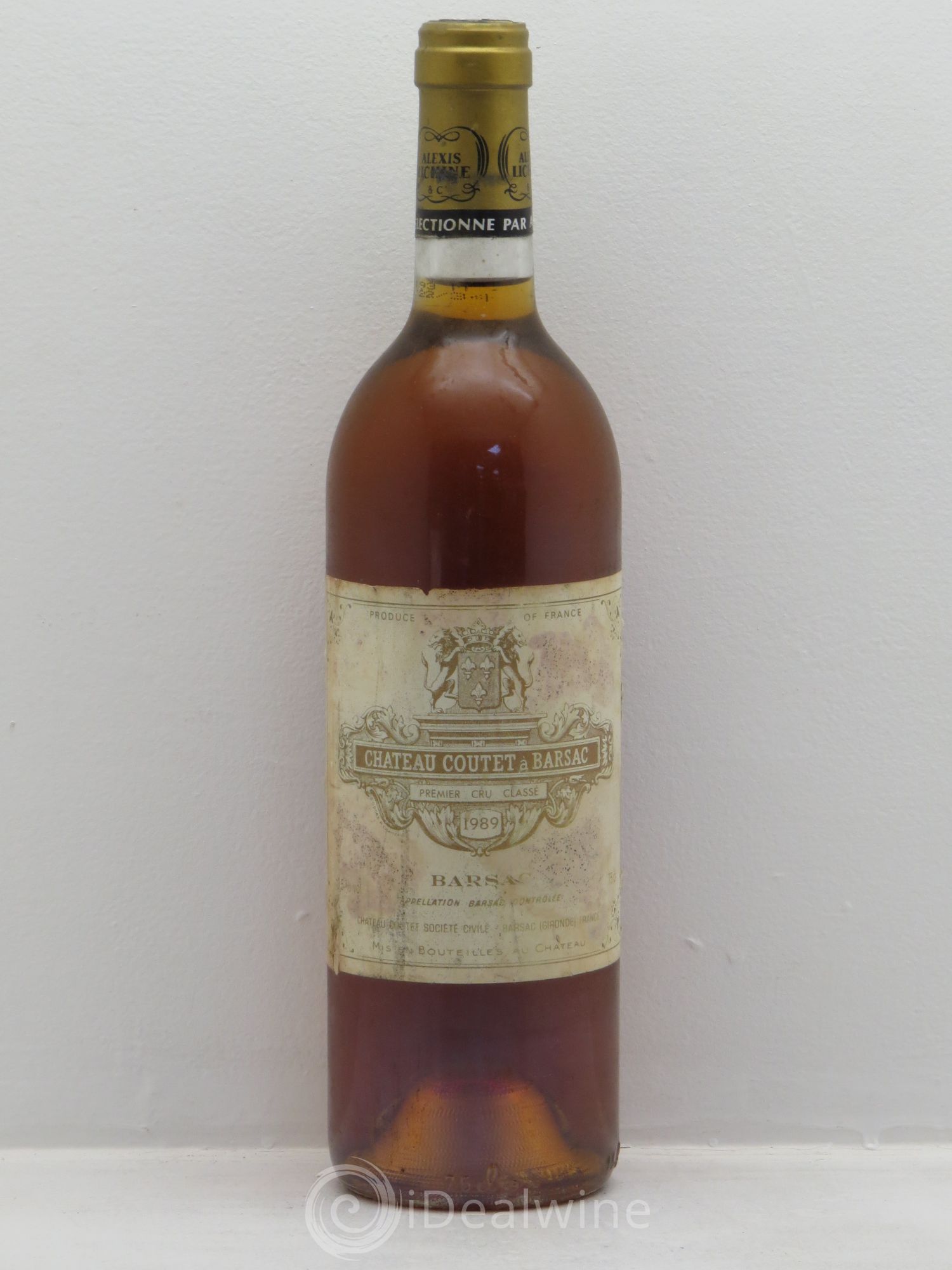 Château Coutet 1er Grand Cru Classé 1989 - Lotto di 1 bottiglia - 0