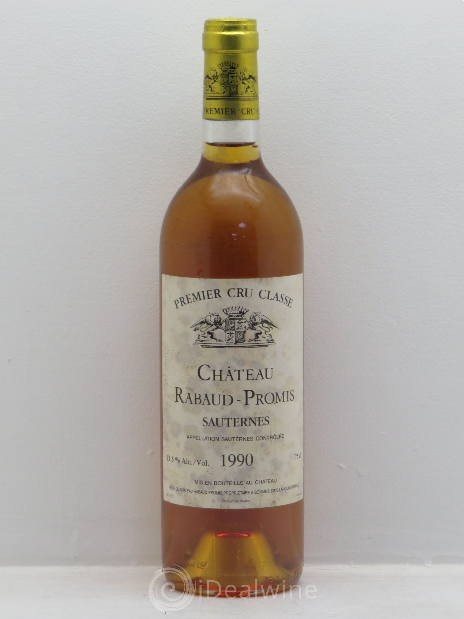 Château Rabaud Promis 1er Grand Cru Classé 1990 - Posten von 1 Flasche - 0