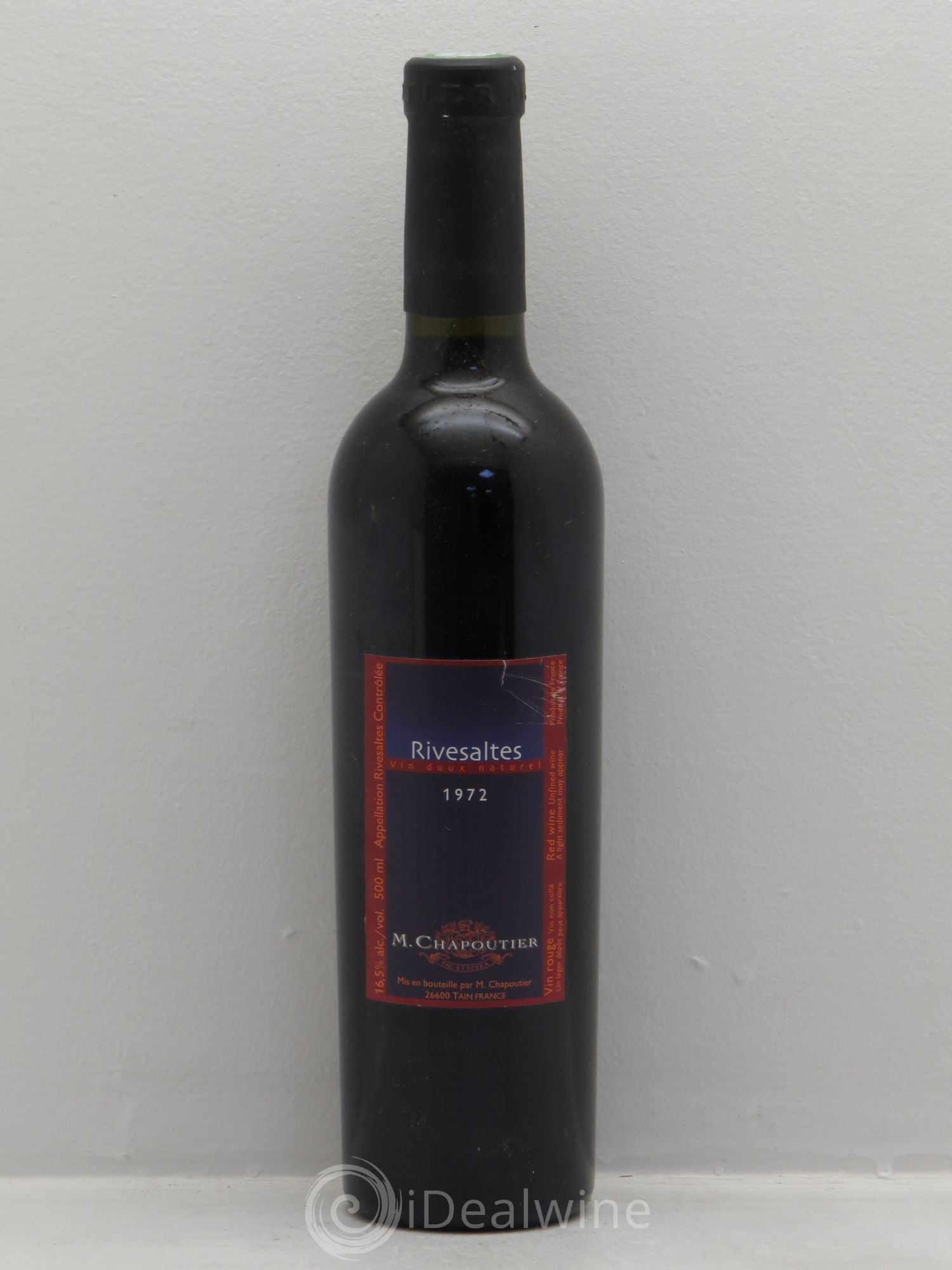 Rivesaltes Chapoutier (50cl) 1972 - Posten von 6 Flaschen - 0