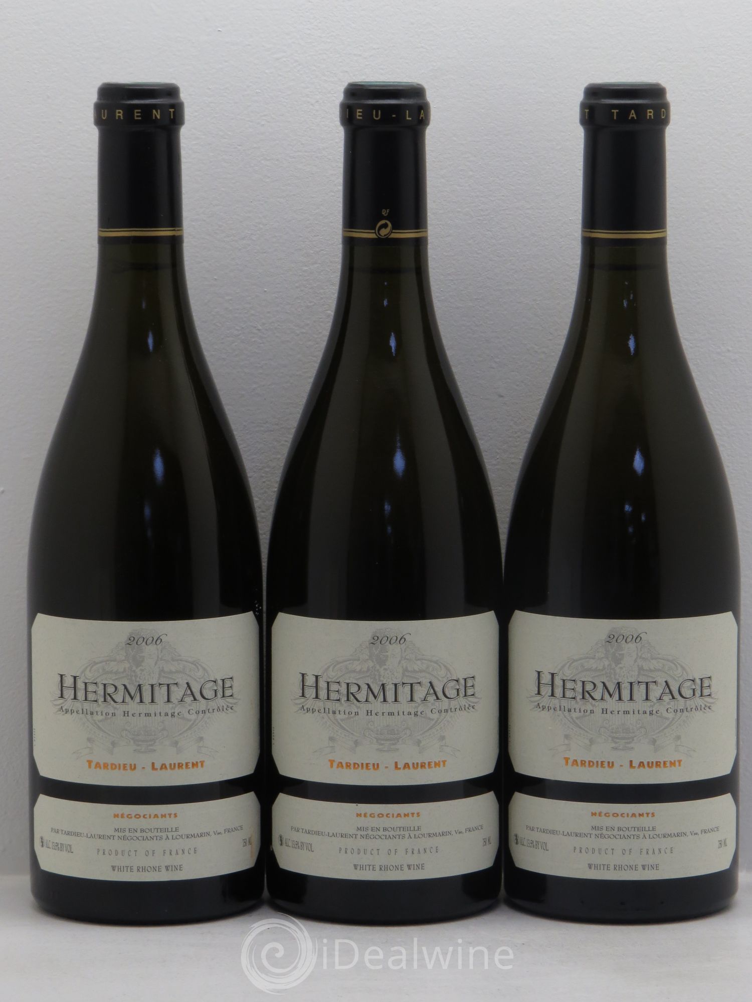 Hermitage Tardieu-Laurent Famille Tardieu 2006 - Lot de 3 bouteilles - 0