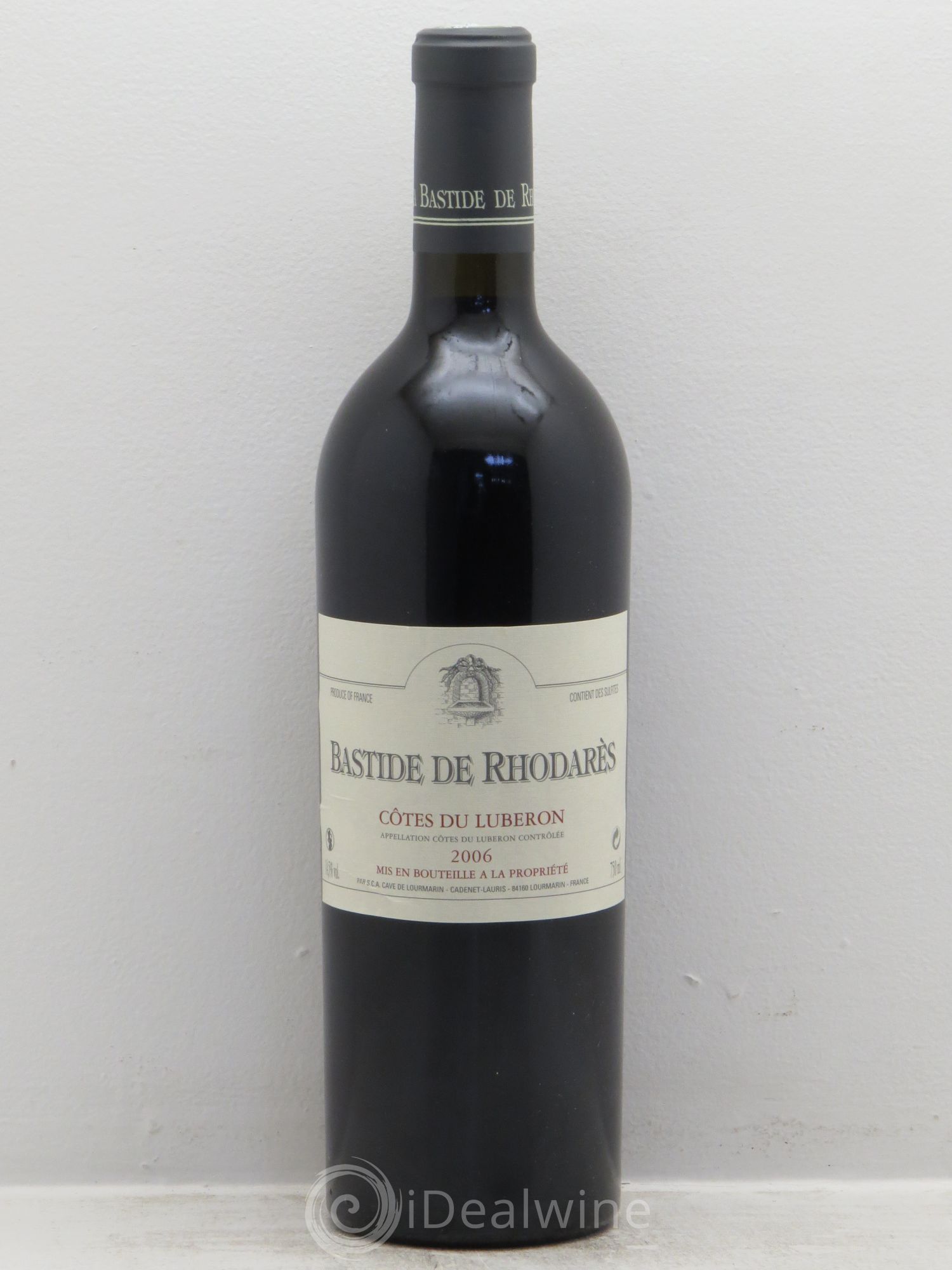 Luberon Bastide Rhodarès 2006 - Lot de 1 bouteille - 0