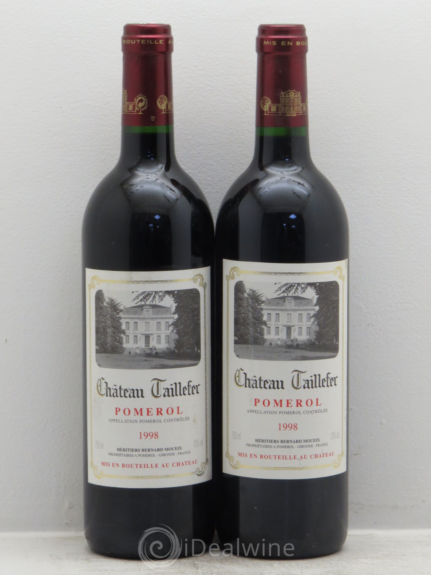 Château Taillefer 1998 - Lot de 2 bouteilles - 0