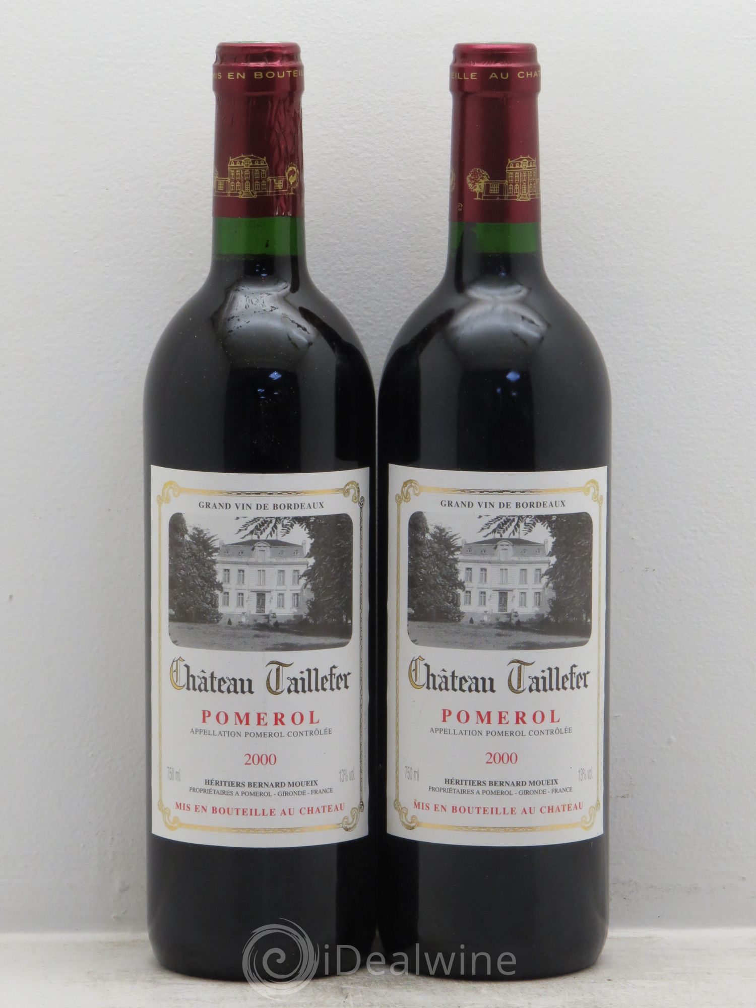Château Taillefer 2000 - Lot de 2 bouteilles - 0