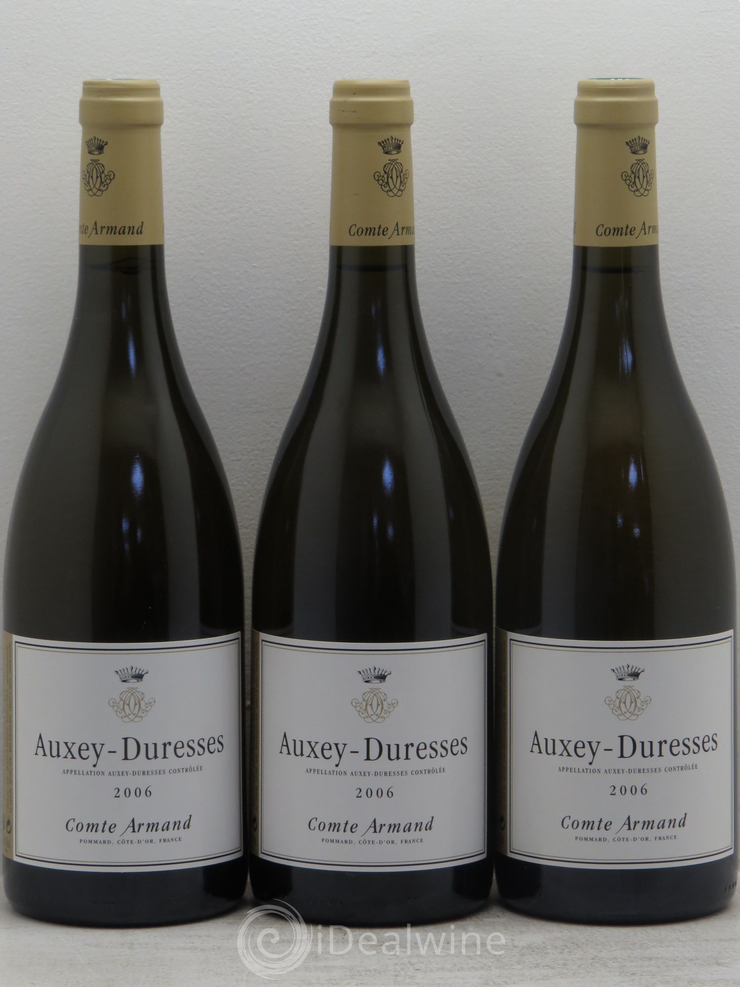 Auxey-Duresses Comte Armand 2006 - Lot de 3 bouteilles - 0