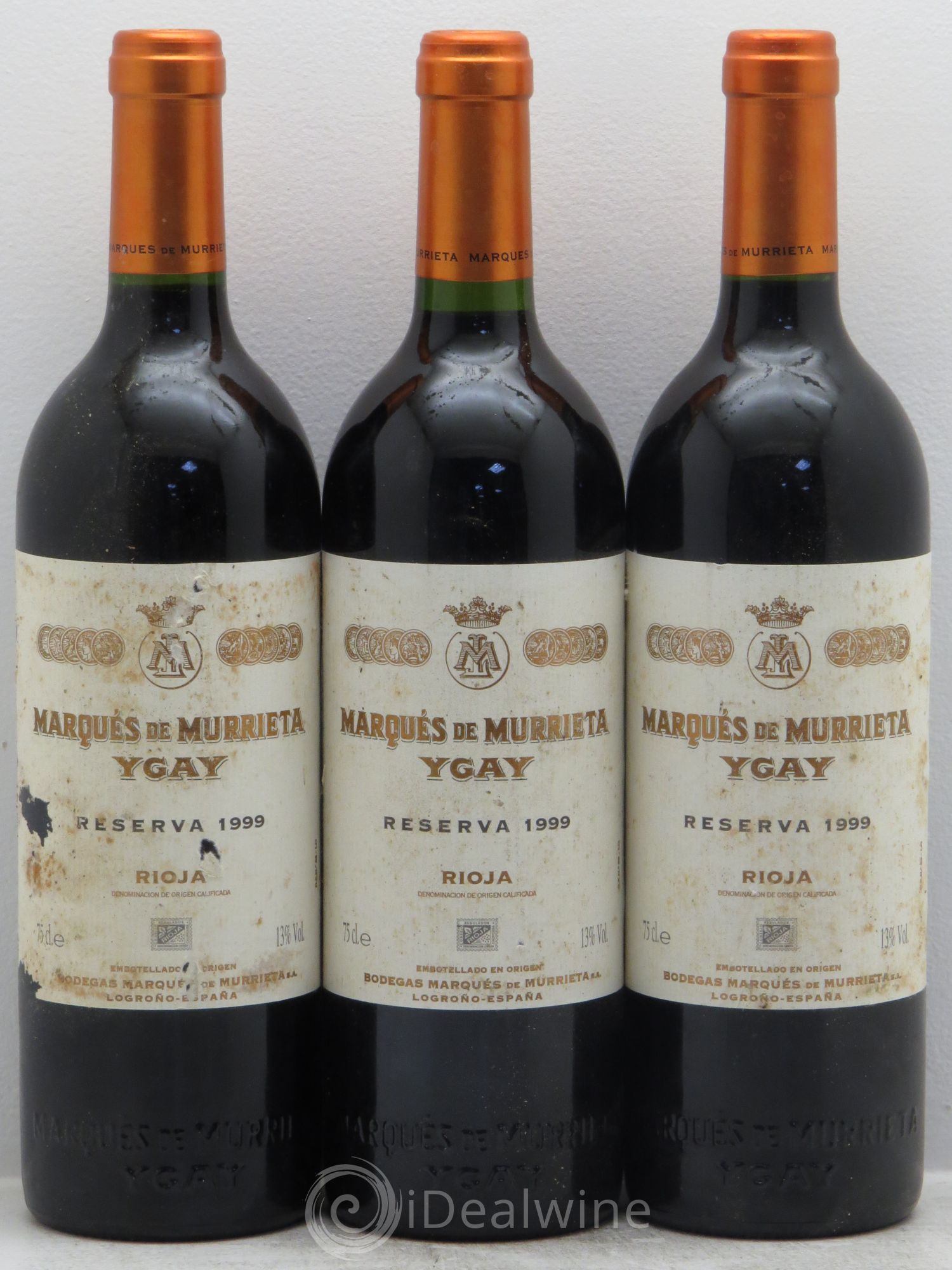 Rioja DOCA Marques de Murrieta ygay reserva 1999 - Posten von 3 Flaschen - 0