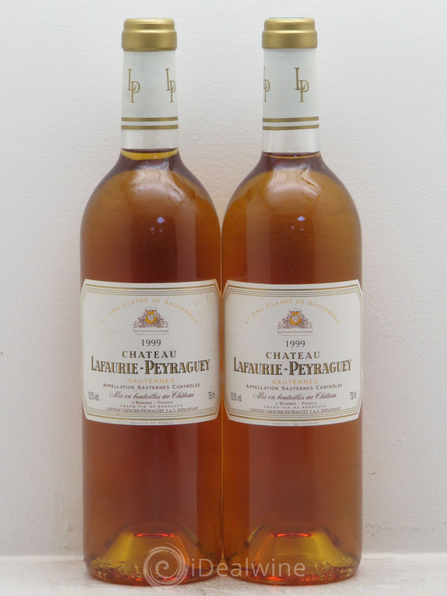 Château Lafaurie-Peyraguey 1er Grand Cru Classé 1999 - Lotto di 2 bottiglie - 0