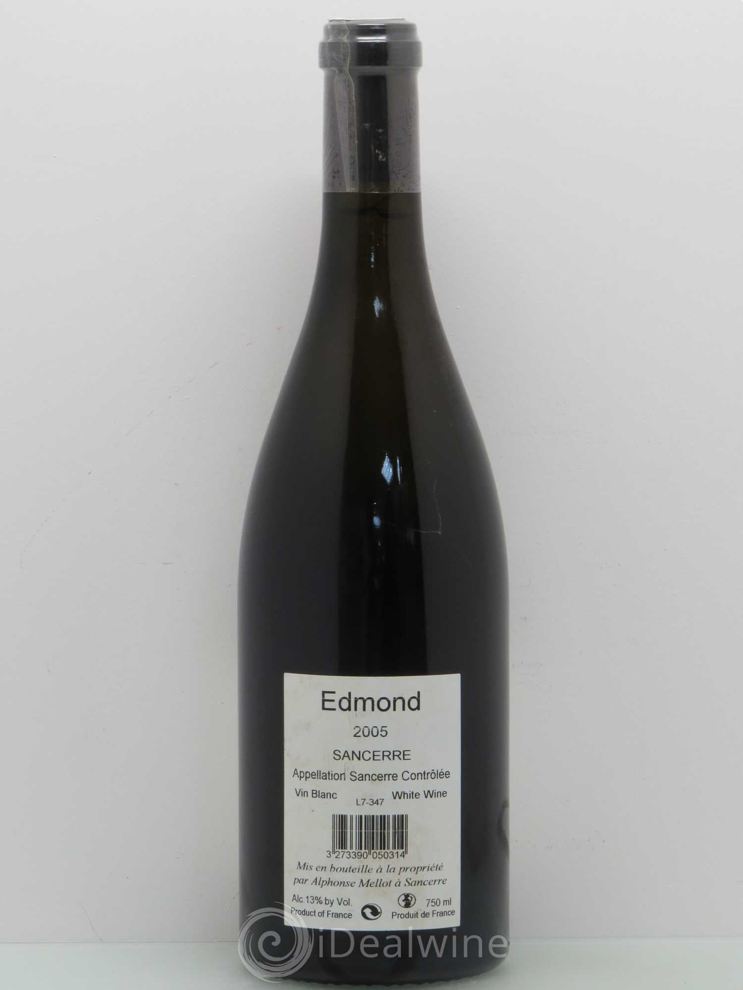 Sancerre Cuvée Edmond Alphonse Mellot 2005 - Lot de 1 bouteille - 1