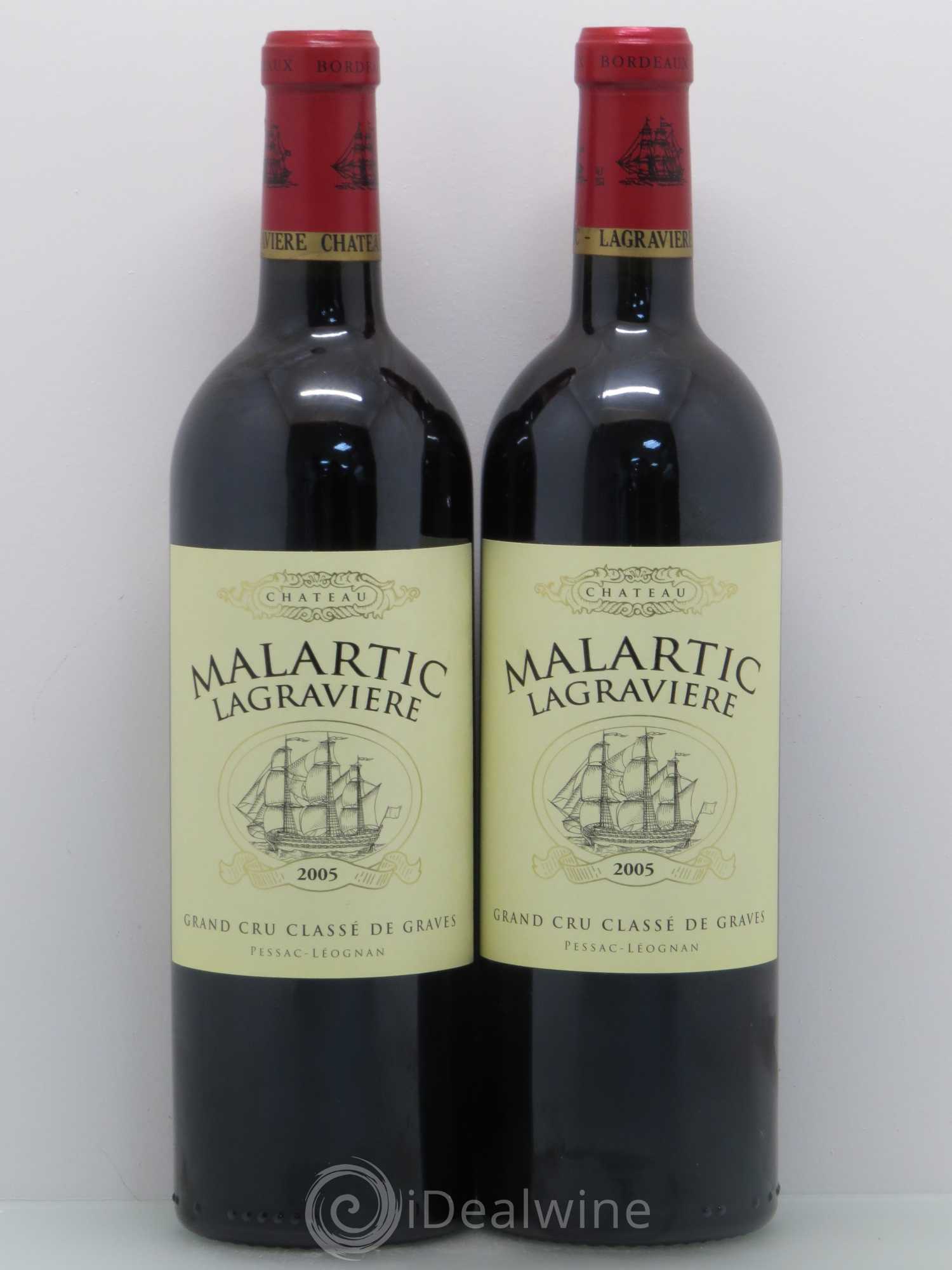 Château Malartic-Lagravière Cru Classé de Graves 2005 - Lot de 2 bouteilles - 0