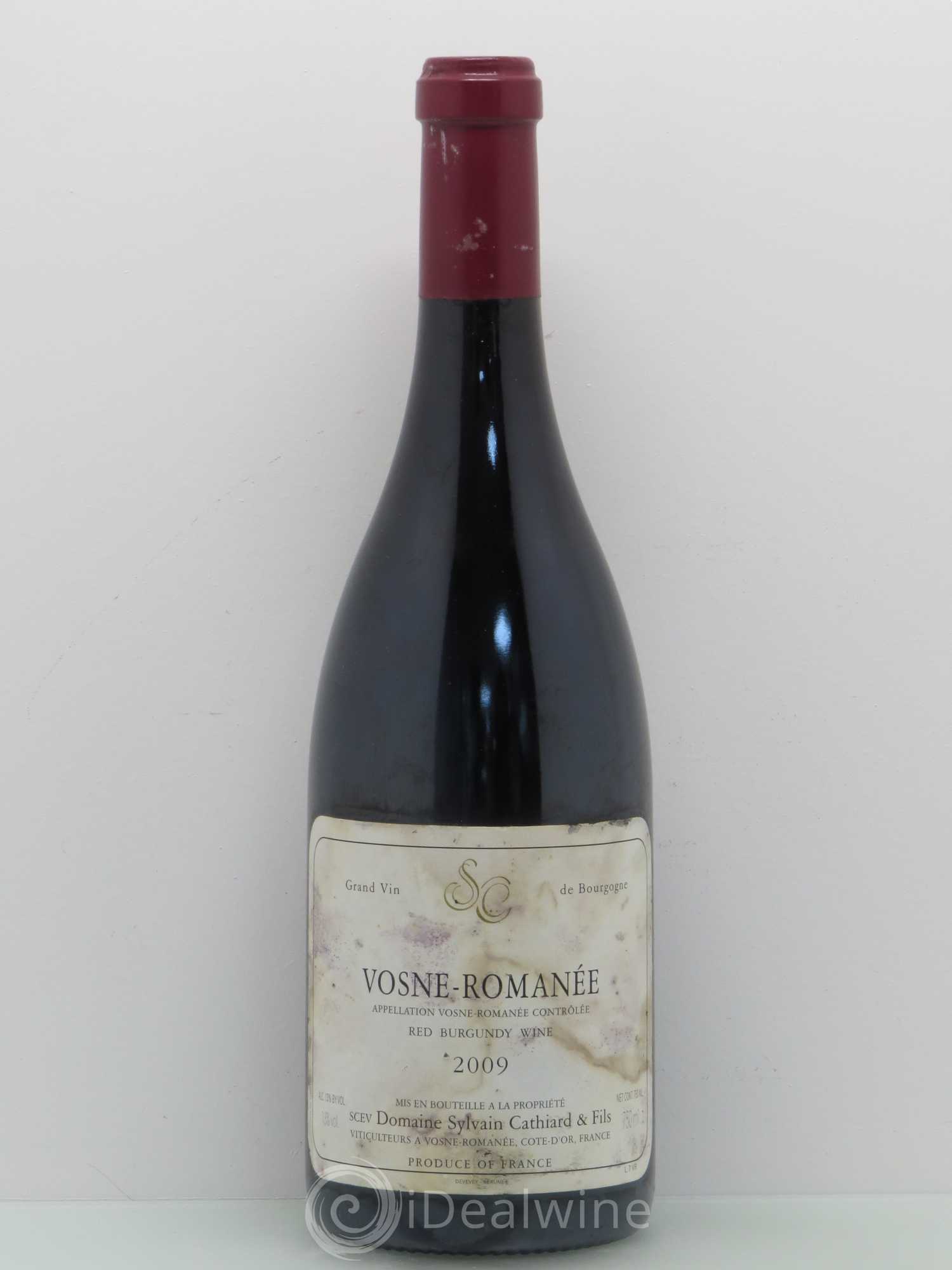 Vosne-Romanée Sylvain Cathiard & Fils 2009 - Lot de 1 bouteille - 0