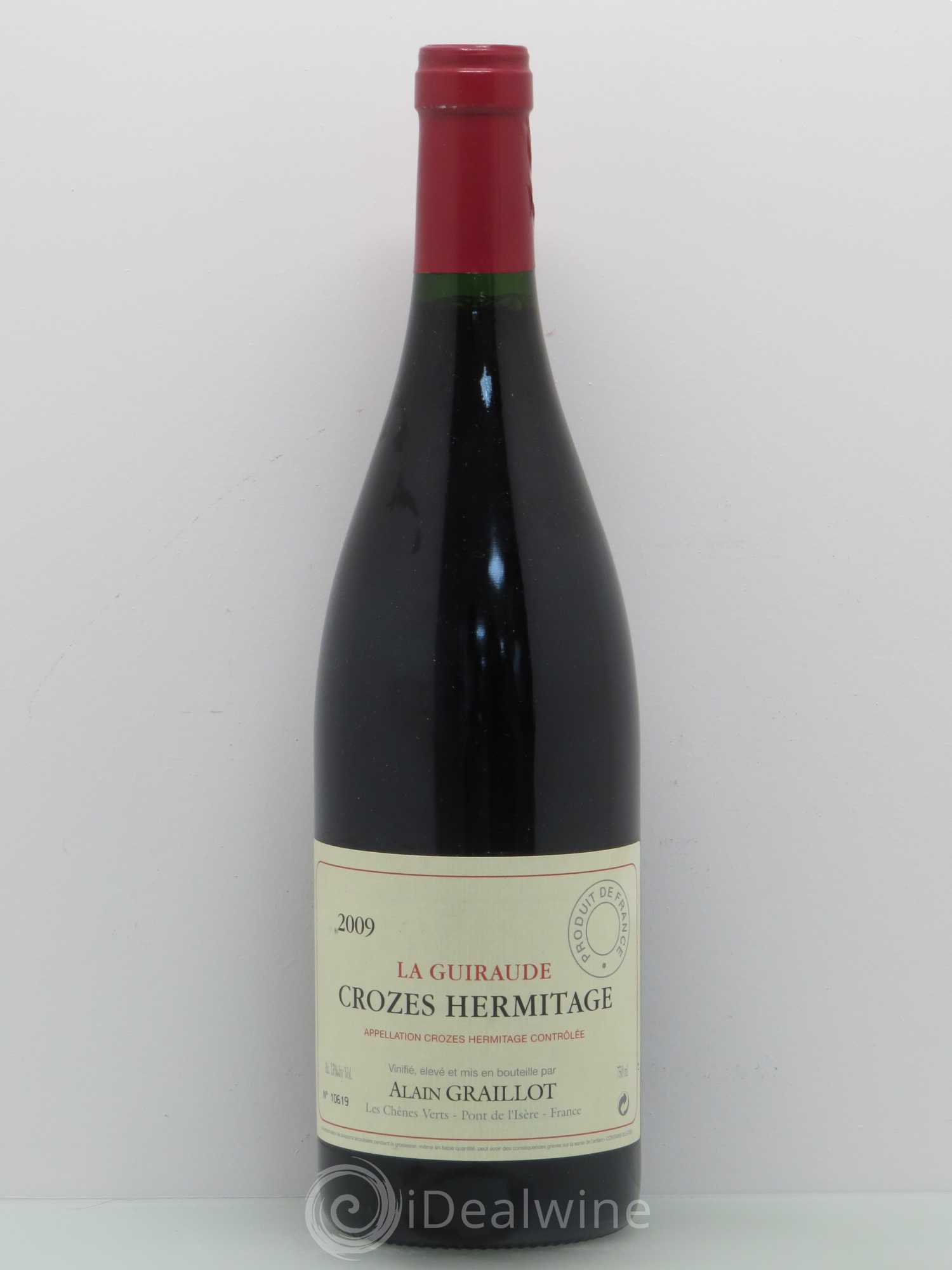 Crozes-Hermitage La Guiraude Domaine Graillot 2009 - Lot de 1 bouteille - 0
