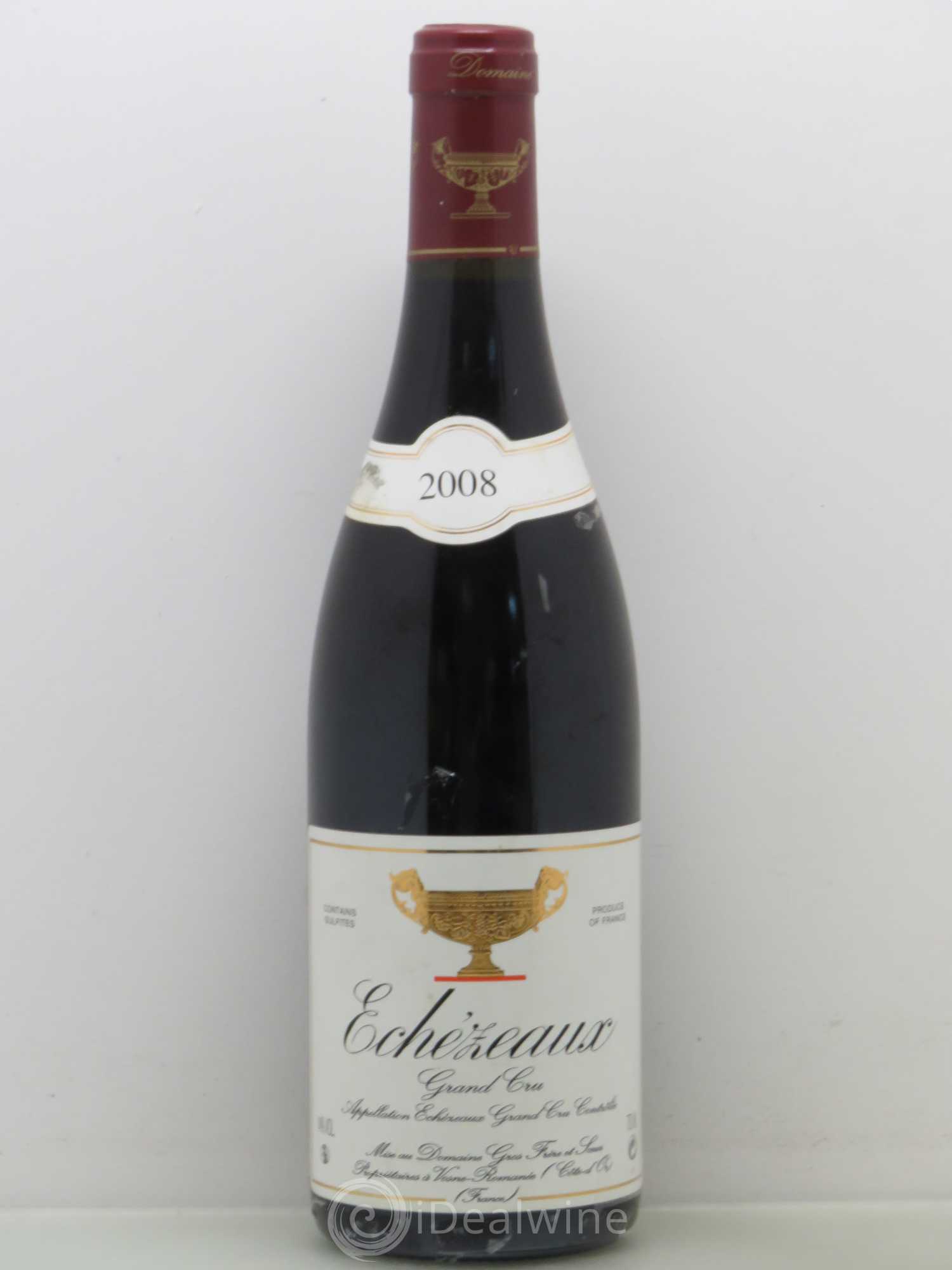 Echezeaux Grand Cru Gros Frère & Soeur 2008 - Lot de 1 bouteille - 0