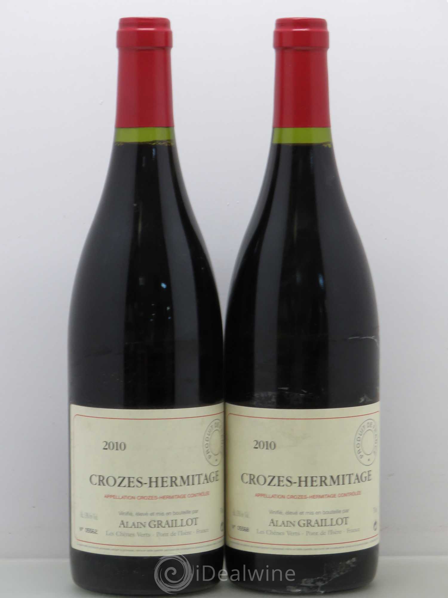 Crozes-Hermitage Domaine Graillot 2010 - Lot de 2 bouteilles - 0