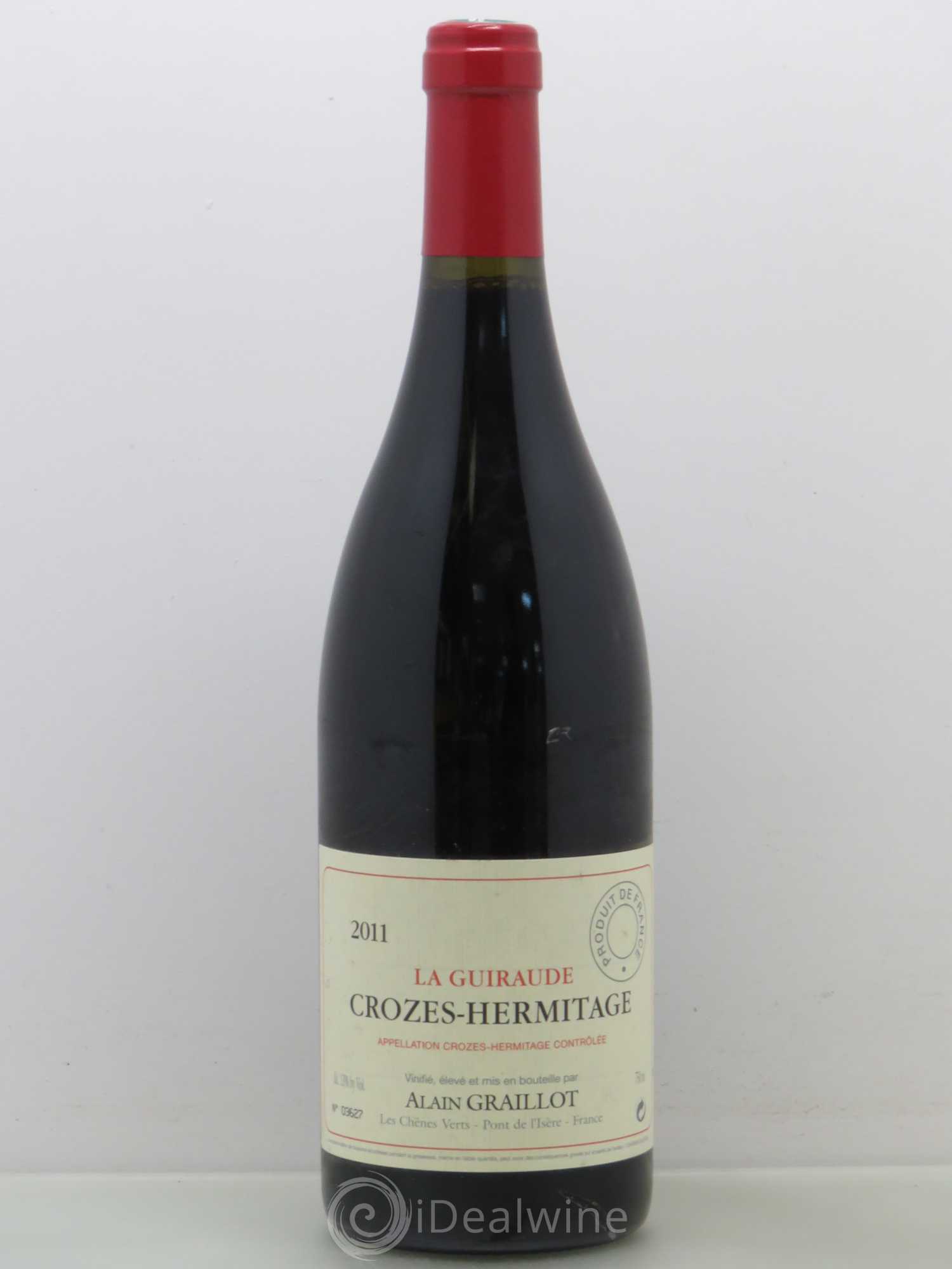 Crozes-Hermitage La Guiraude Domaine Graillot 2011 - Lot de 1 bouteille - 0