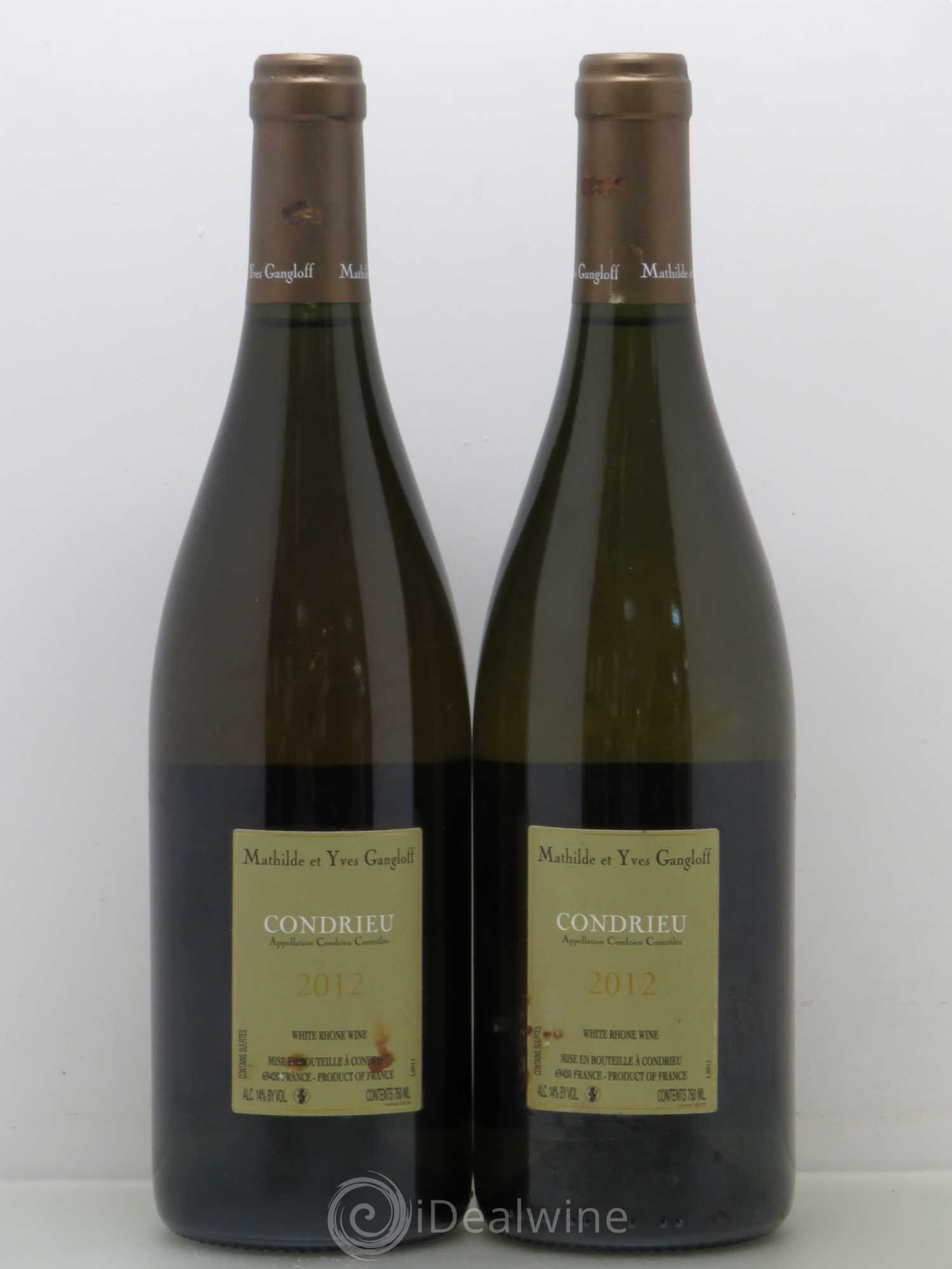Condrieu Domaine Gangloff (Domaine) 2012 - Lot de 2 bouteilles - 1