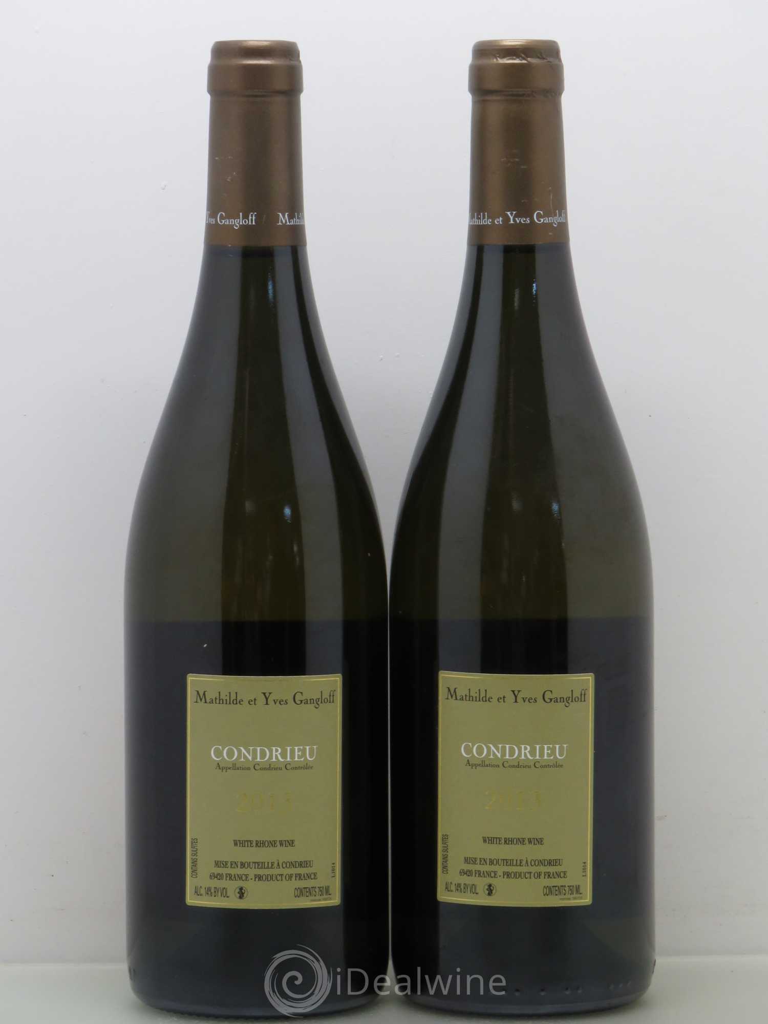 Condrieu Domaine Gangloff (Domaine) 2013 - Lot de 2 bouteilles - 1