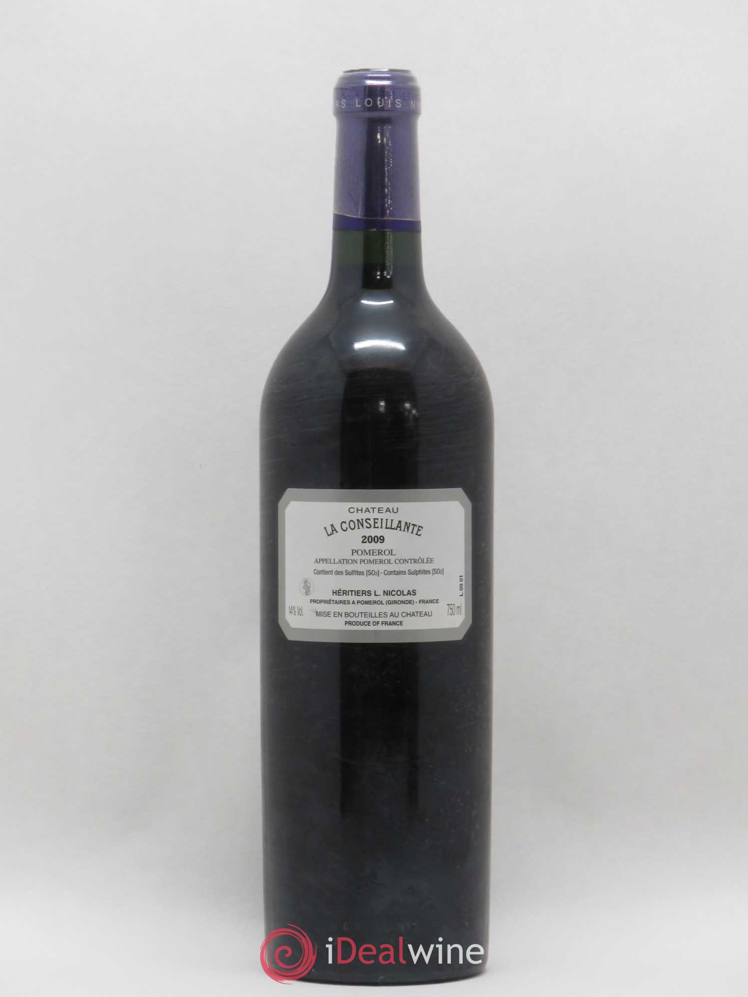 Château la Conseillante 2009 - Lot de 1 bouteille - 1