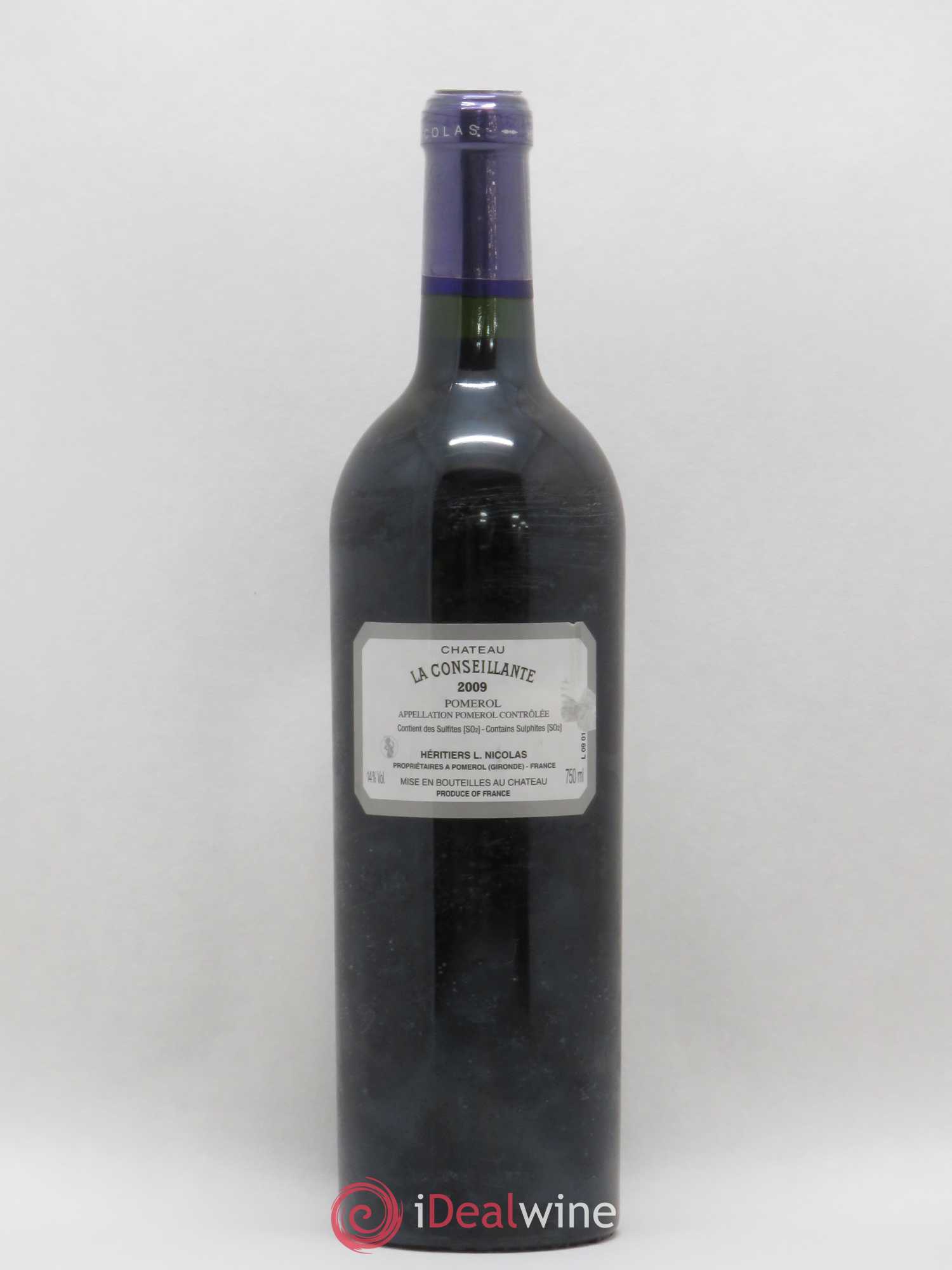 Château la Conseillante 2009 - Lot de 1 bouteille - 1