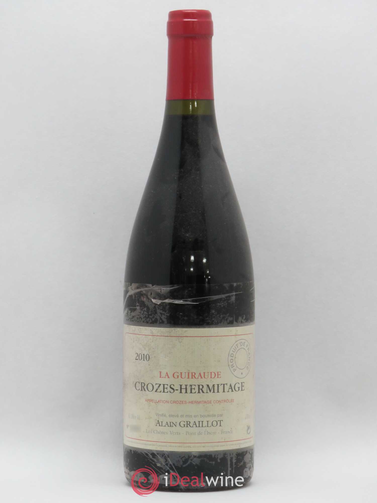 Crozes-Hermitage La Guiraude Domaine Graillot 2010 - Lot de 1 bouteille - 0
