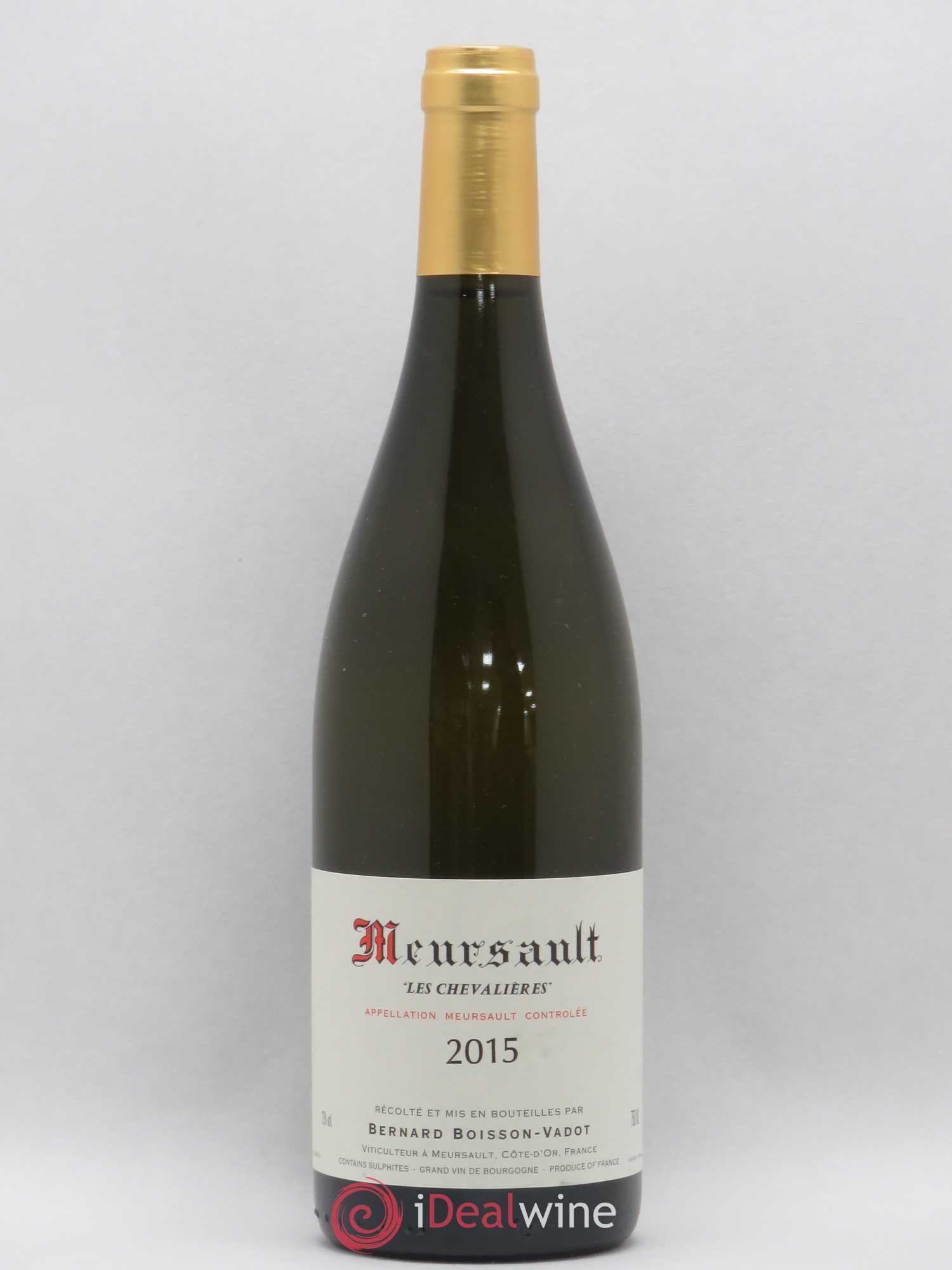 Meursault Les Chevalières Boisson-Vadot (Domaine) 2015 - Lot de 1 bouteille - 0