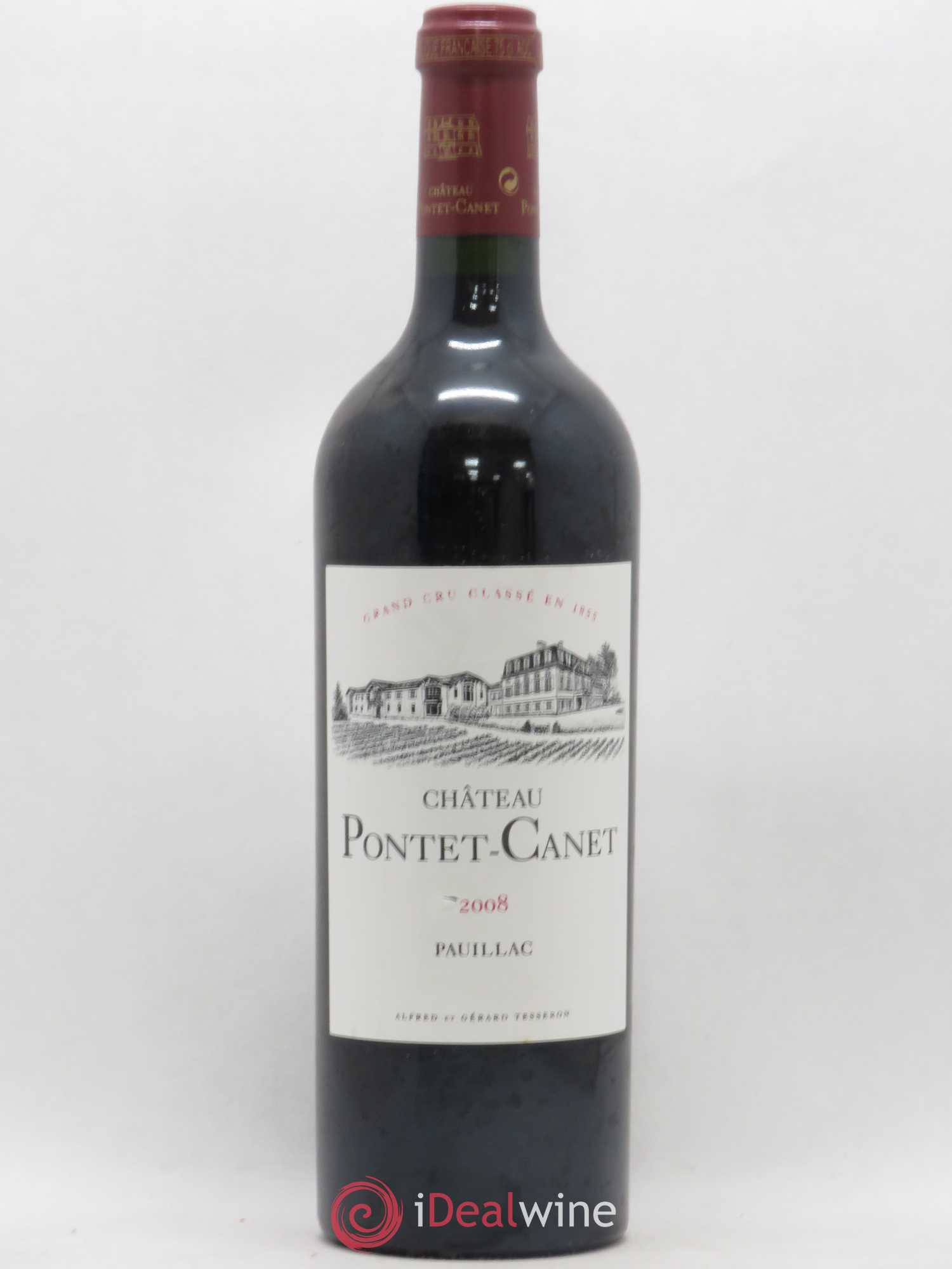 Château Pontet Canet 5ème Grand Cru Classé 2008 - Lot de 1 bouteille - 0
