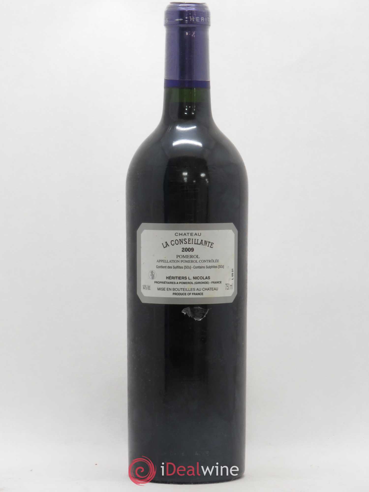 Château la Conseillante 2009 - Lot de 1 bouteille - 1