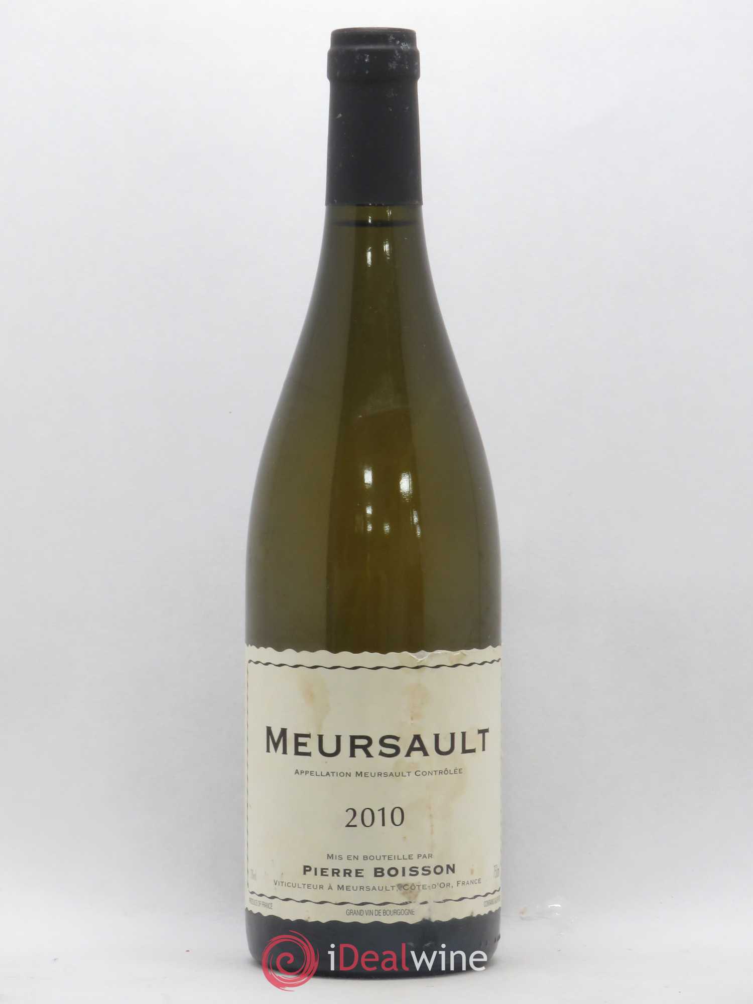 Meursault Pierre Boisson (Domaine) 2010 - Lot de 1 bouteille - 0