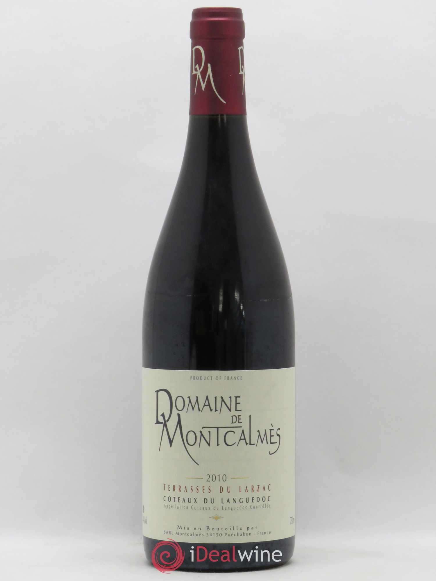 Terrasses du Larzac Domaine de Montcalmès Frédéric Pourtalié 2010 - Lot de 1 bouteille - 0